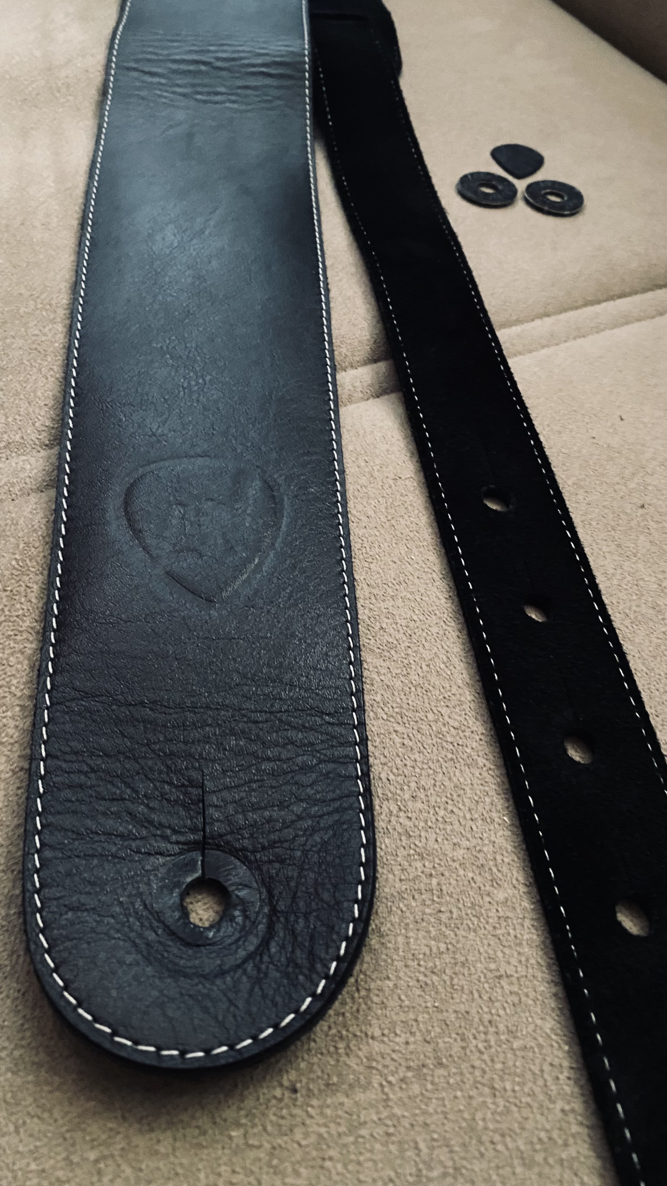 Gerçek Deri Gitar Askısı 2