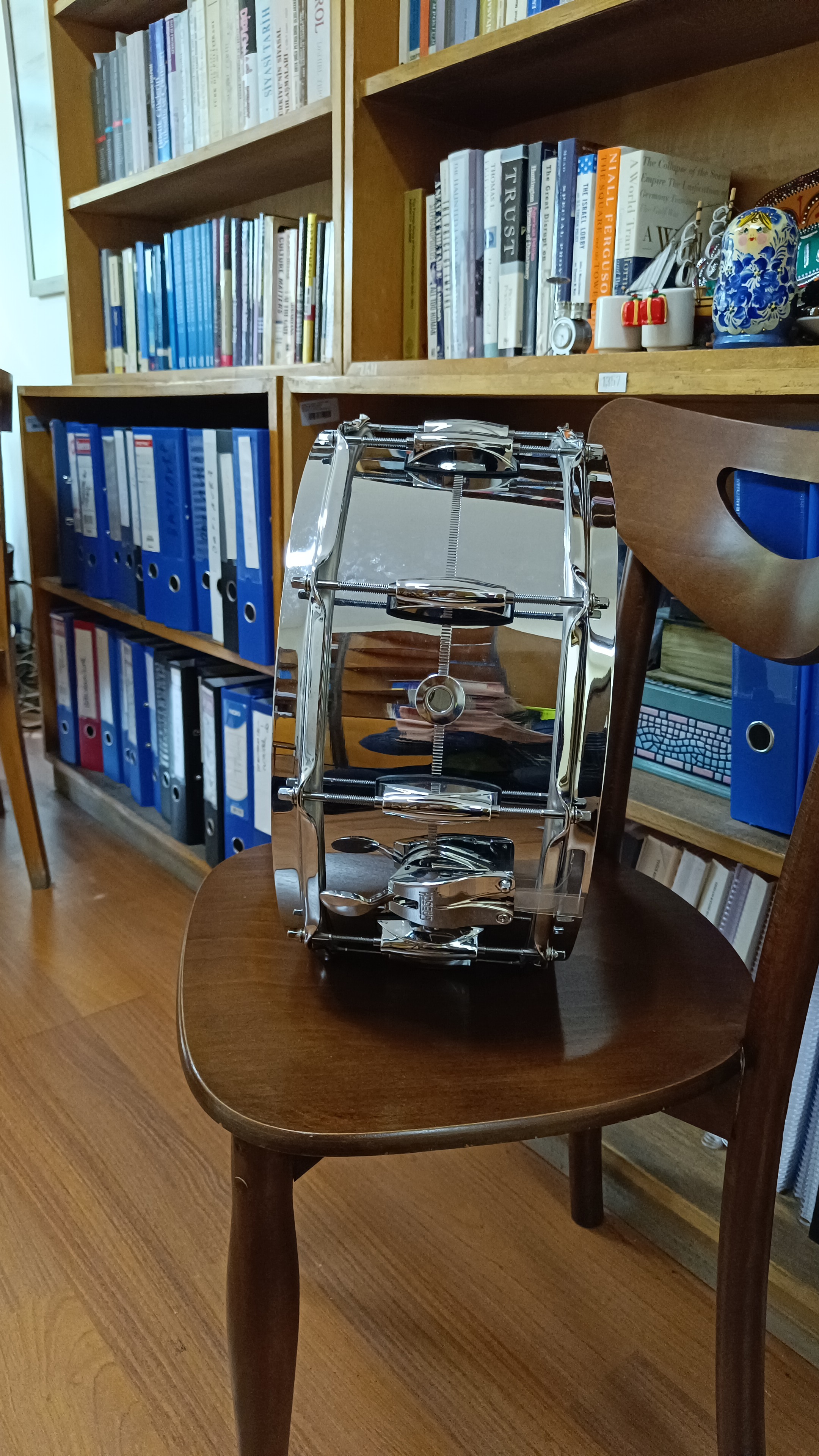 Gretsch 14x6.5 Brooklyn Chrome Over Brass Snare 2