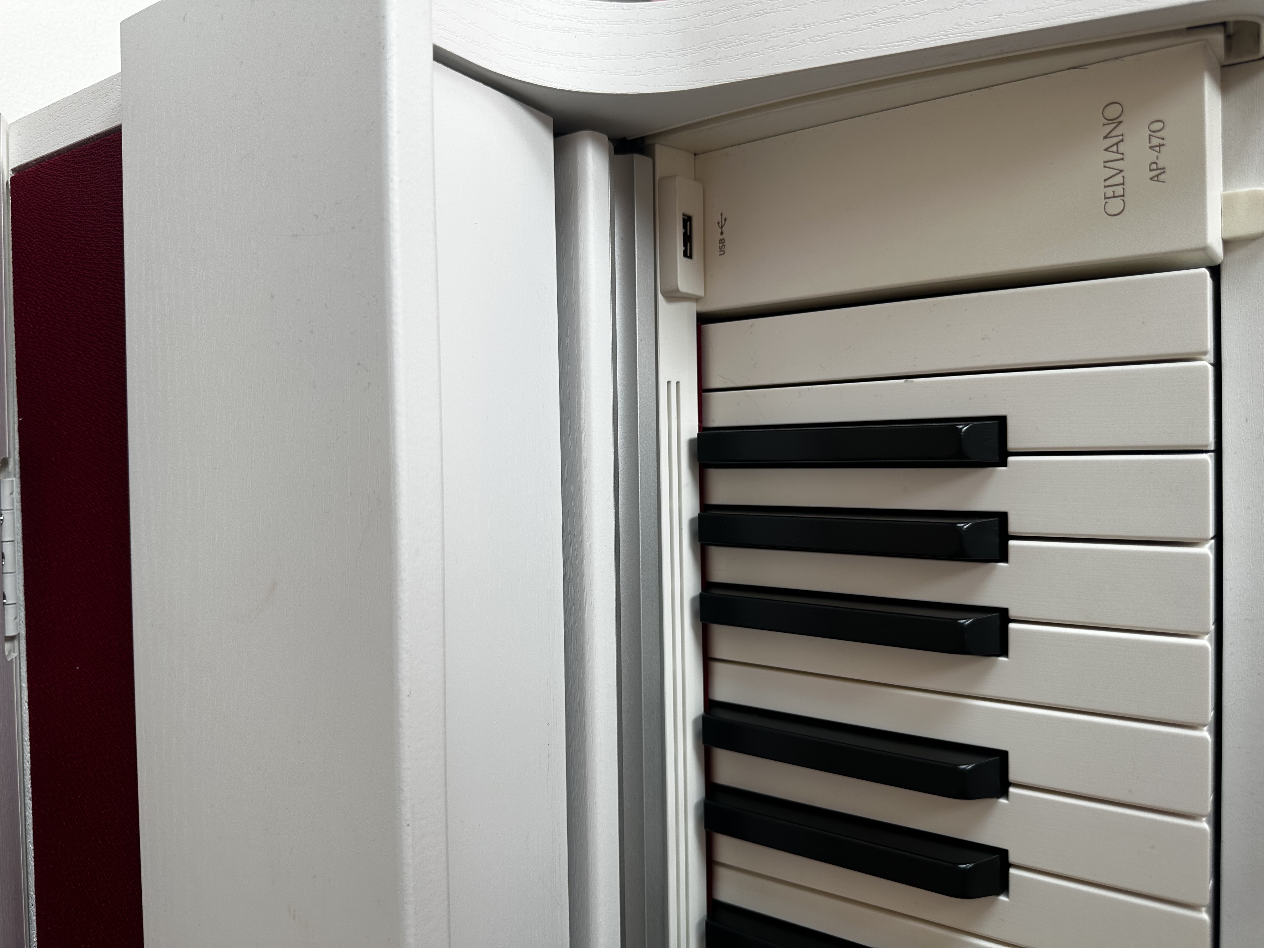 Casio AP-470 Dijital Piyano (Mat Beyaz) 7