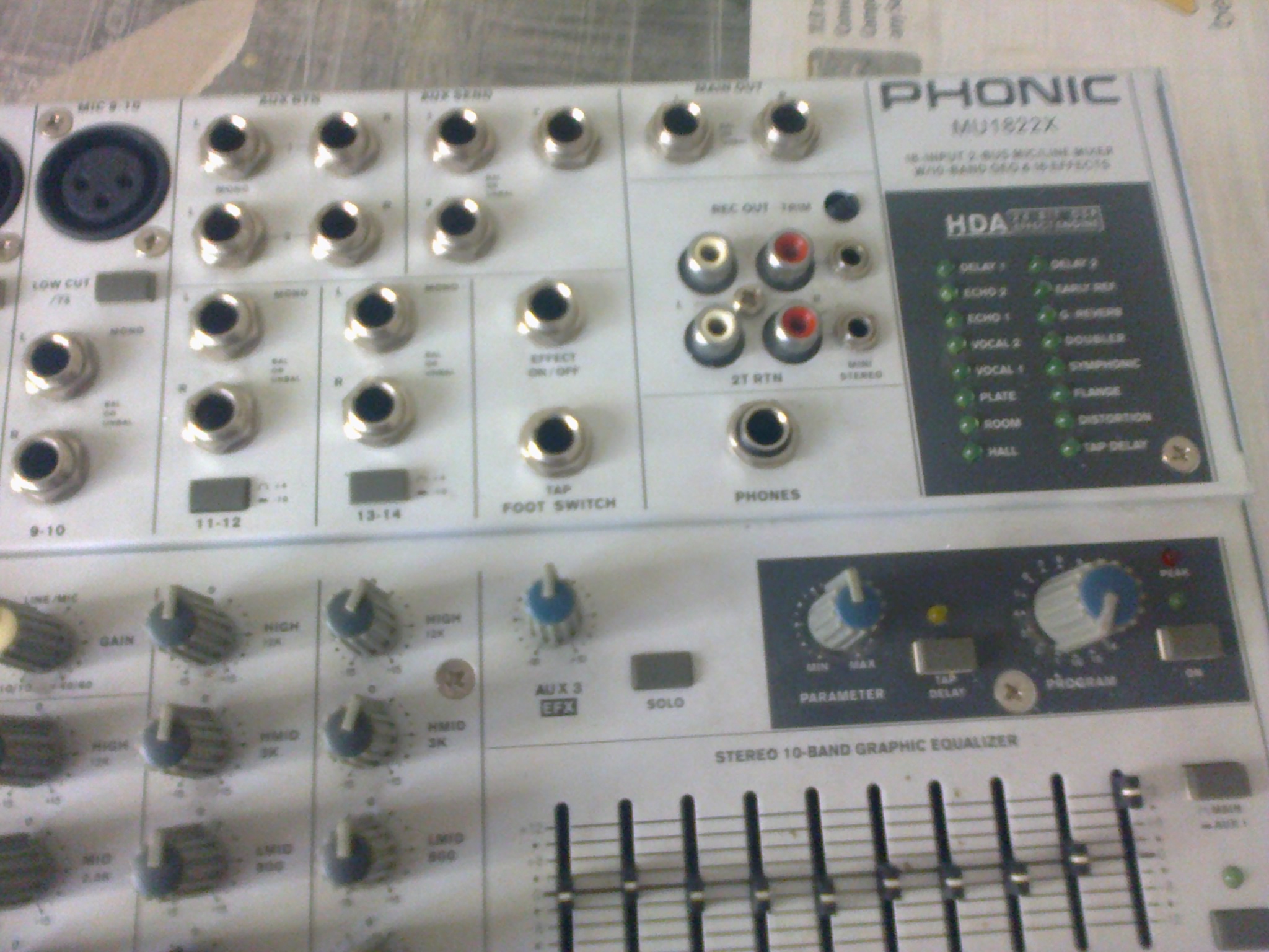 PHONIC MU1822x DEK MİKSER AMERİKAN 6