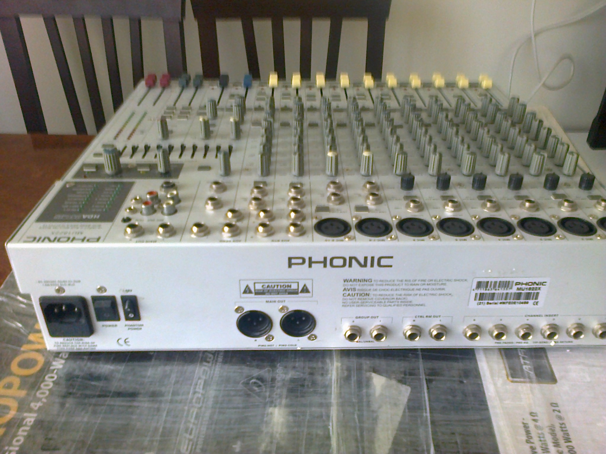 PHONIC MU1822x DEK MİKSER AMERİKAN 3