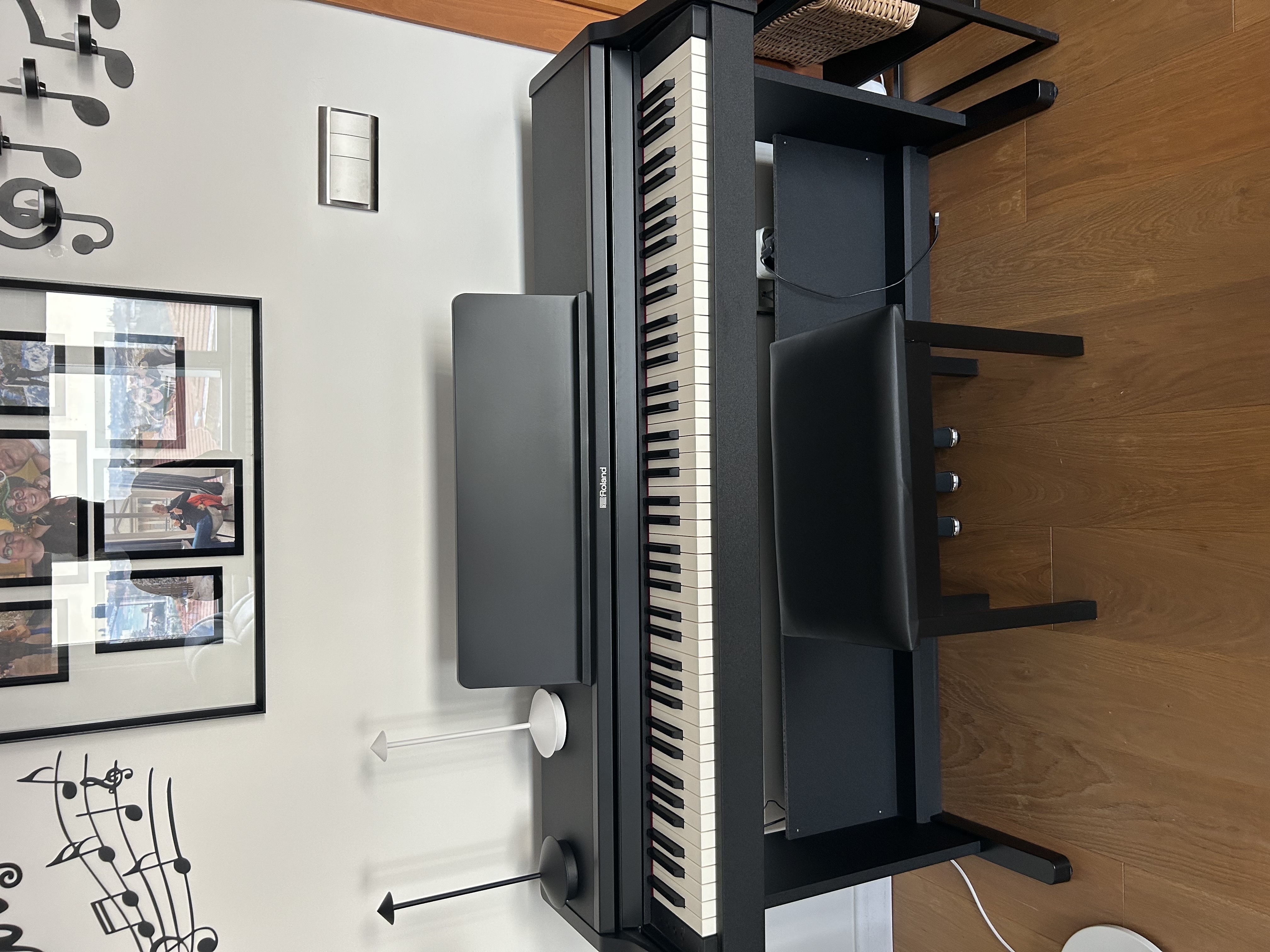 Roland RP  107 Digital Duvar Piyanosu 2