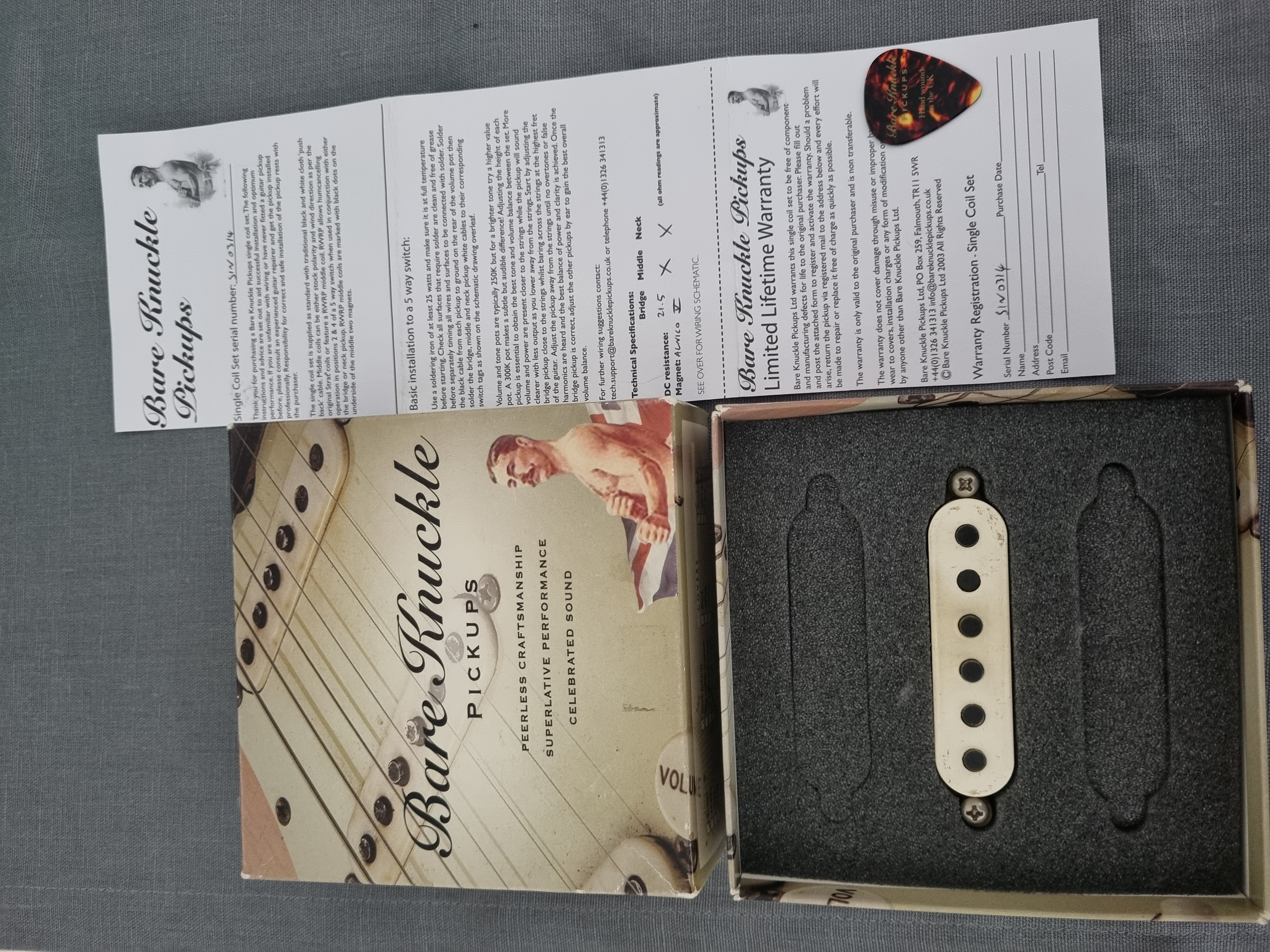 Bare Knuckle The Sinner Bridge Manyetik 1