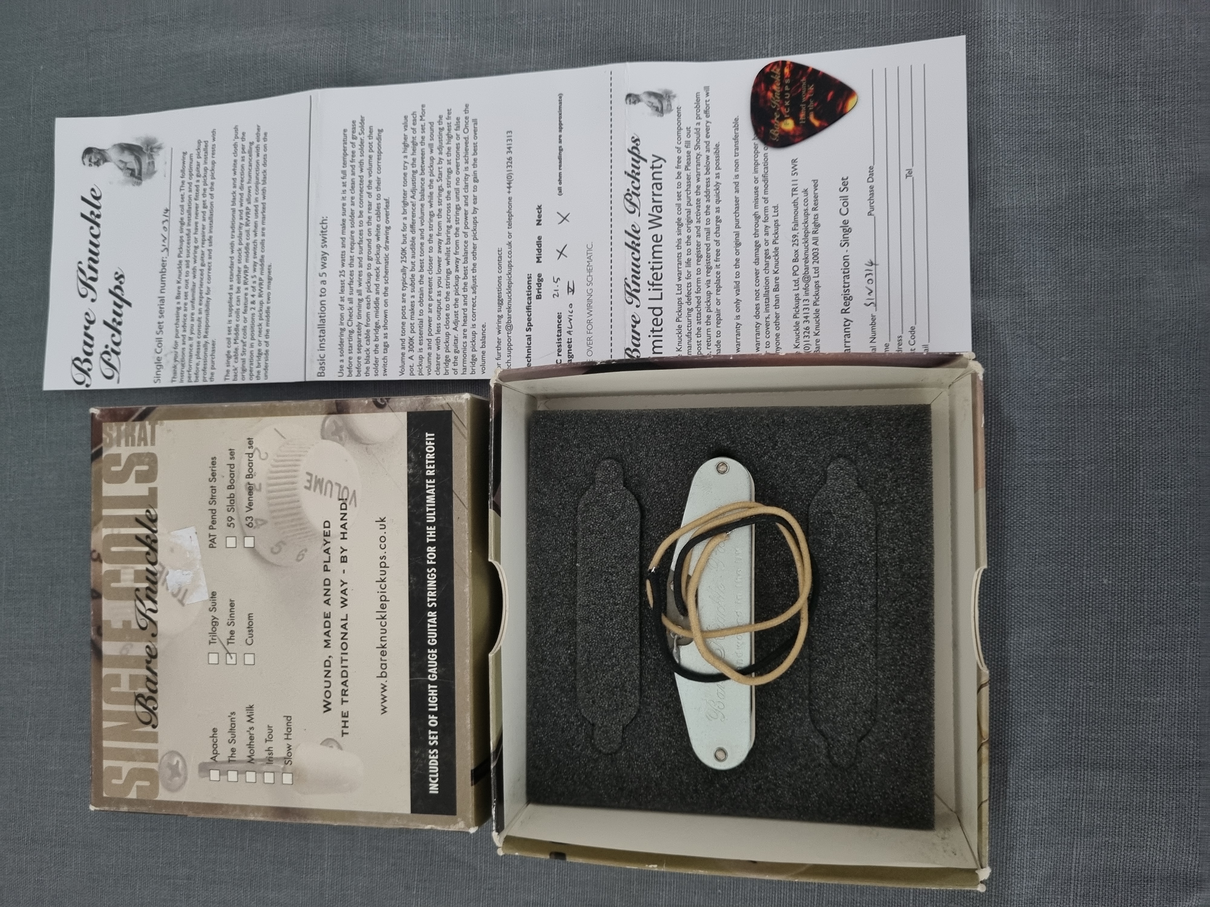 Bare Knuckle The Sinner Bridge Manyetik 2