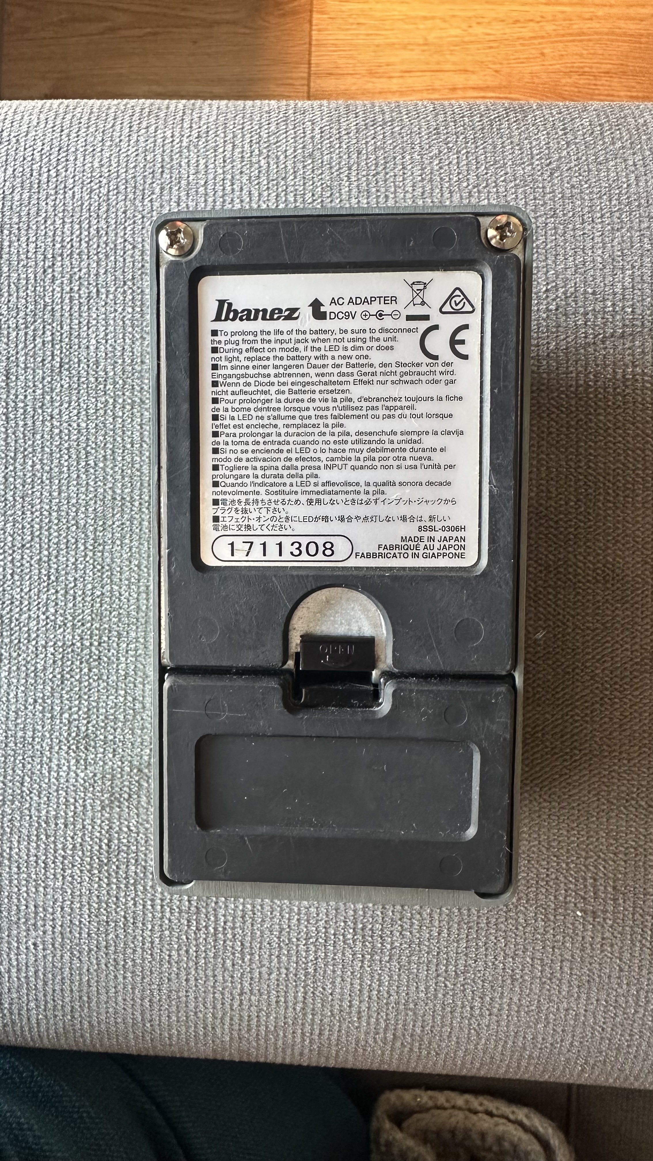 Ibanez TS9 efsane JRC4558 chip 2