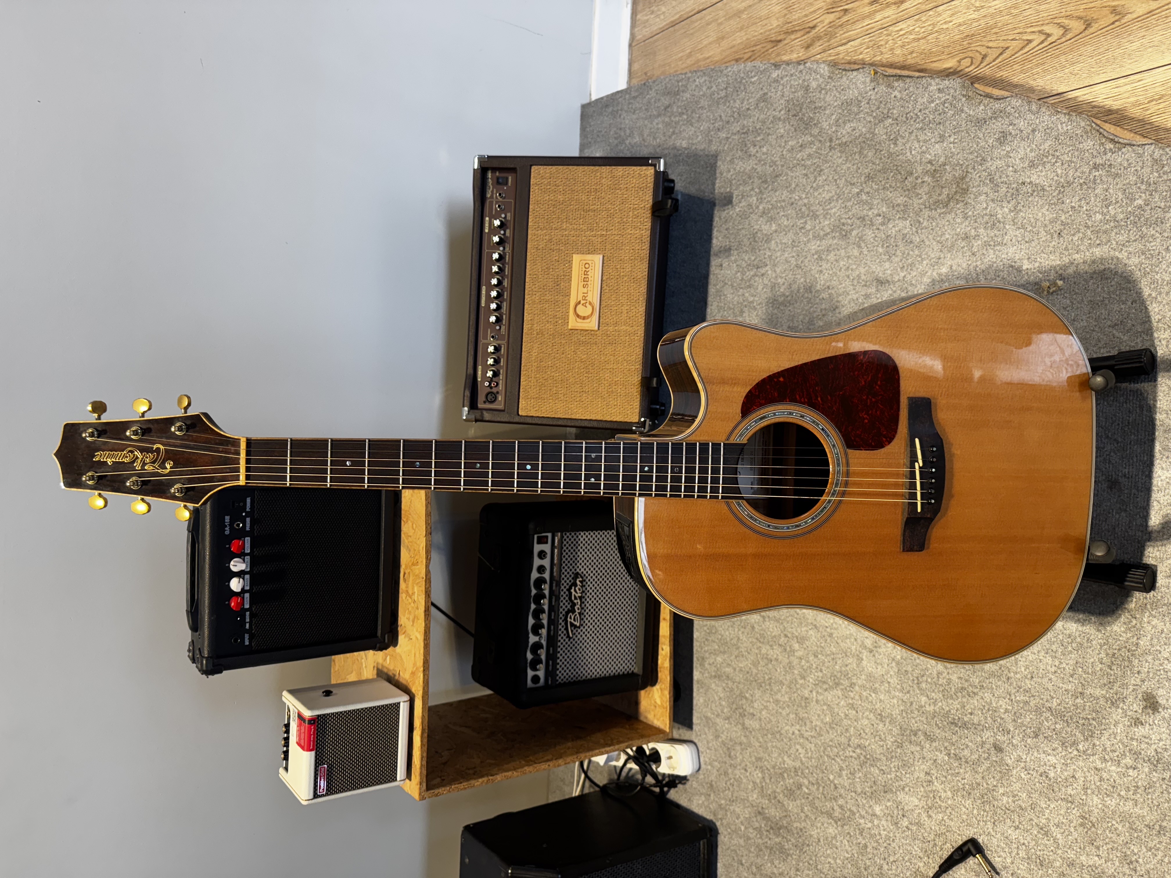 Takamine GD90CEZC Nat Elektro Akustik Gitar 2