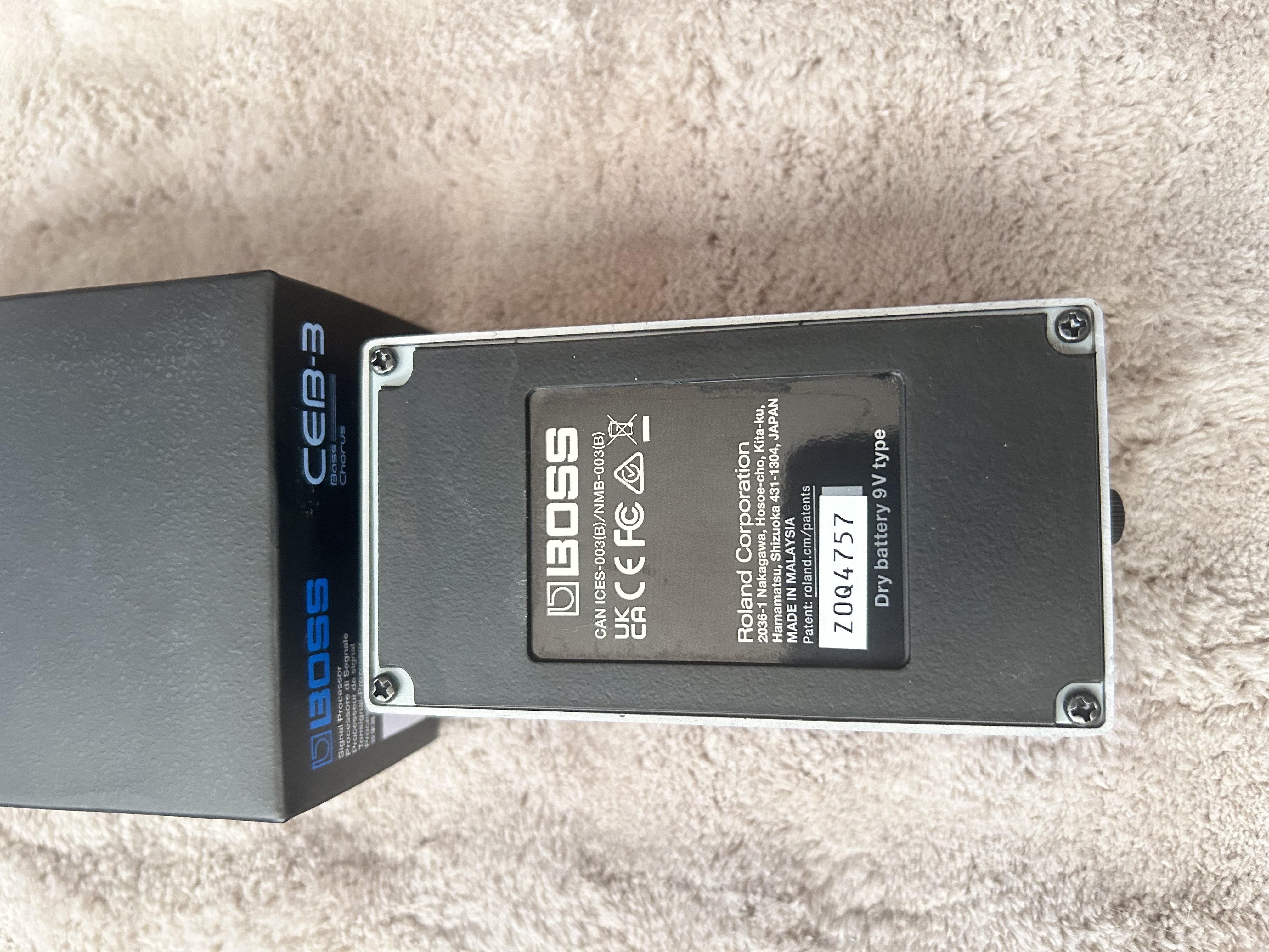 Boss CEB-3 chorus bass pedal 4