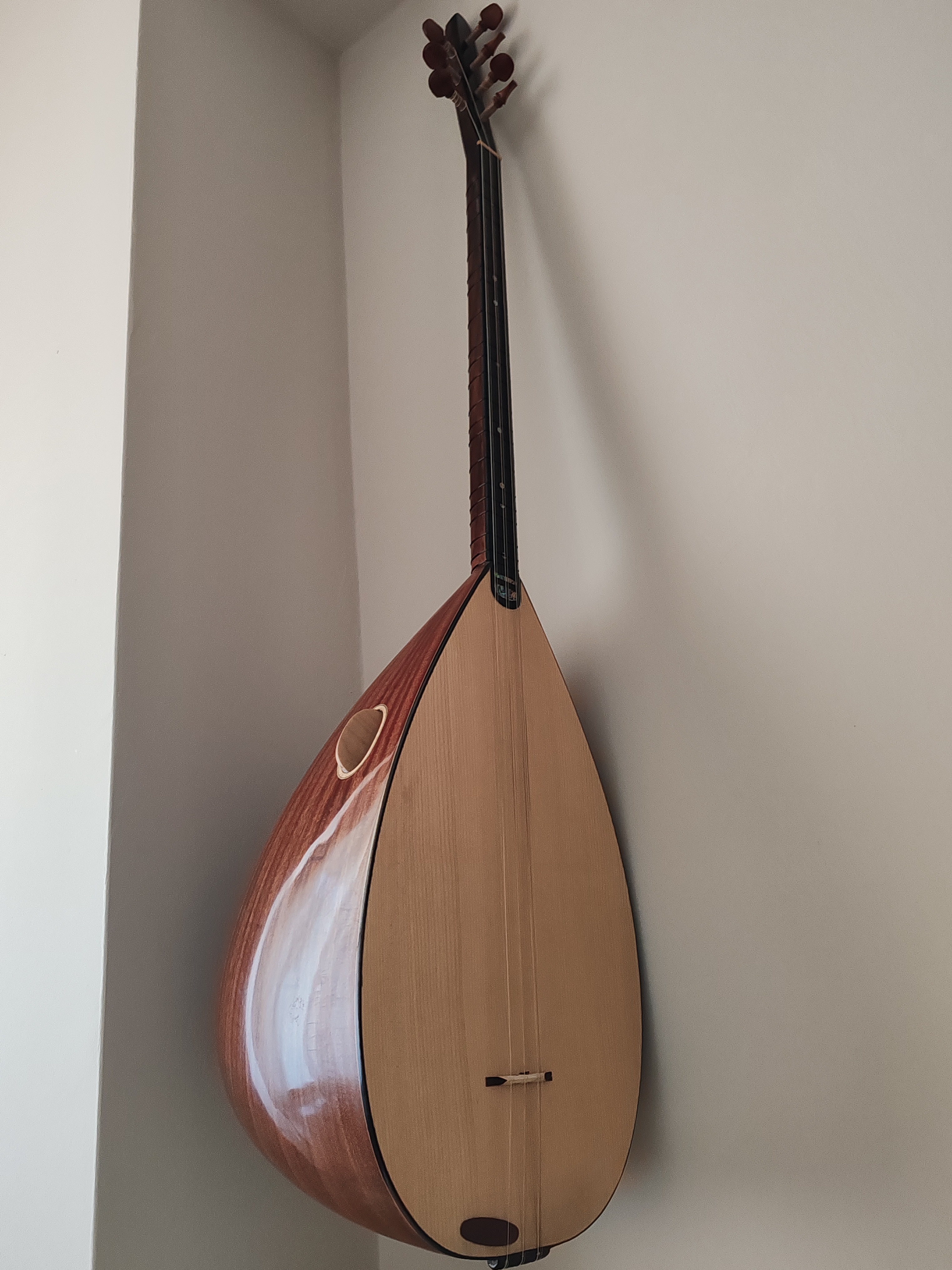 Maun ağacı 44cm tekne kısa sap bağlama 1