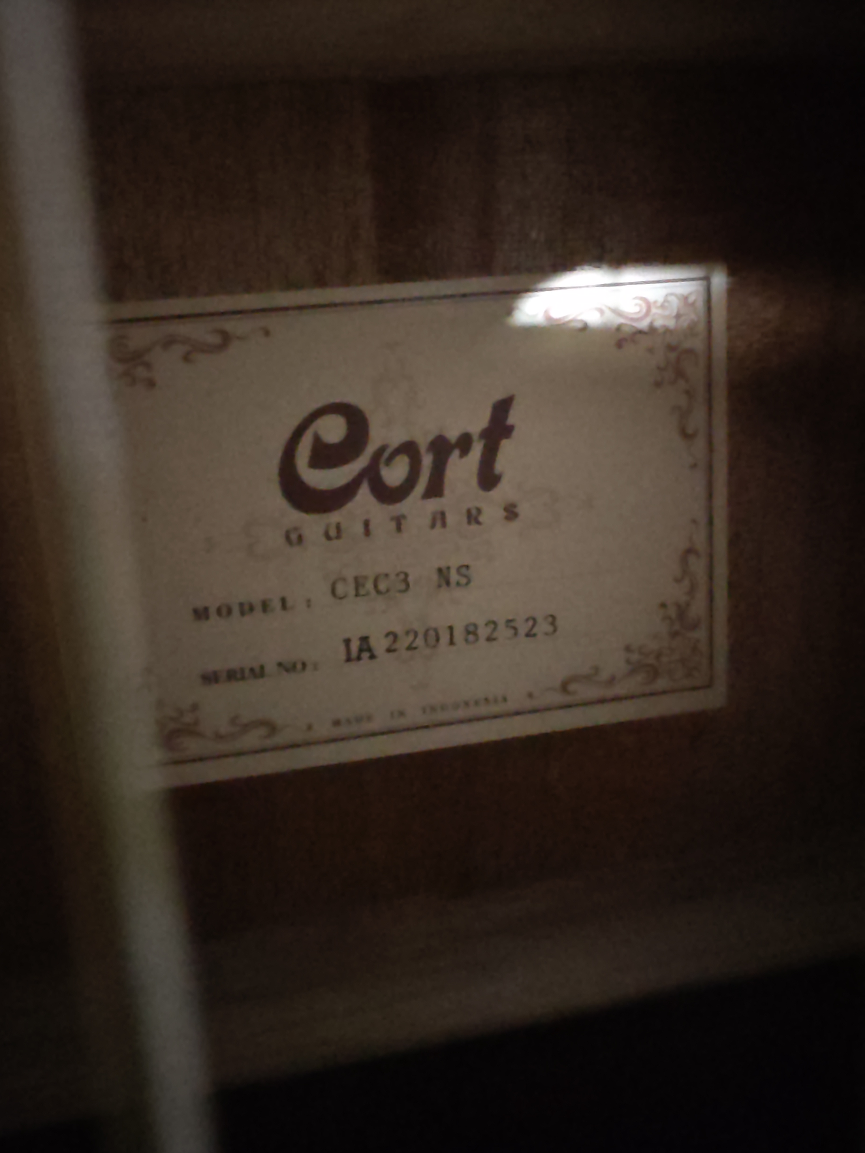 Cort Cec3 Ns Elektro Klasik 6