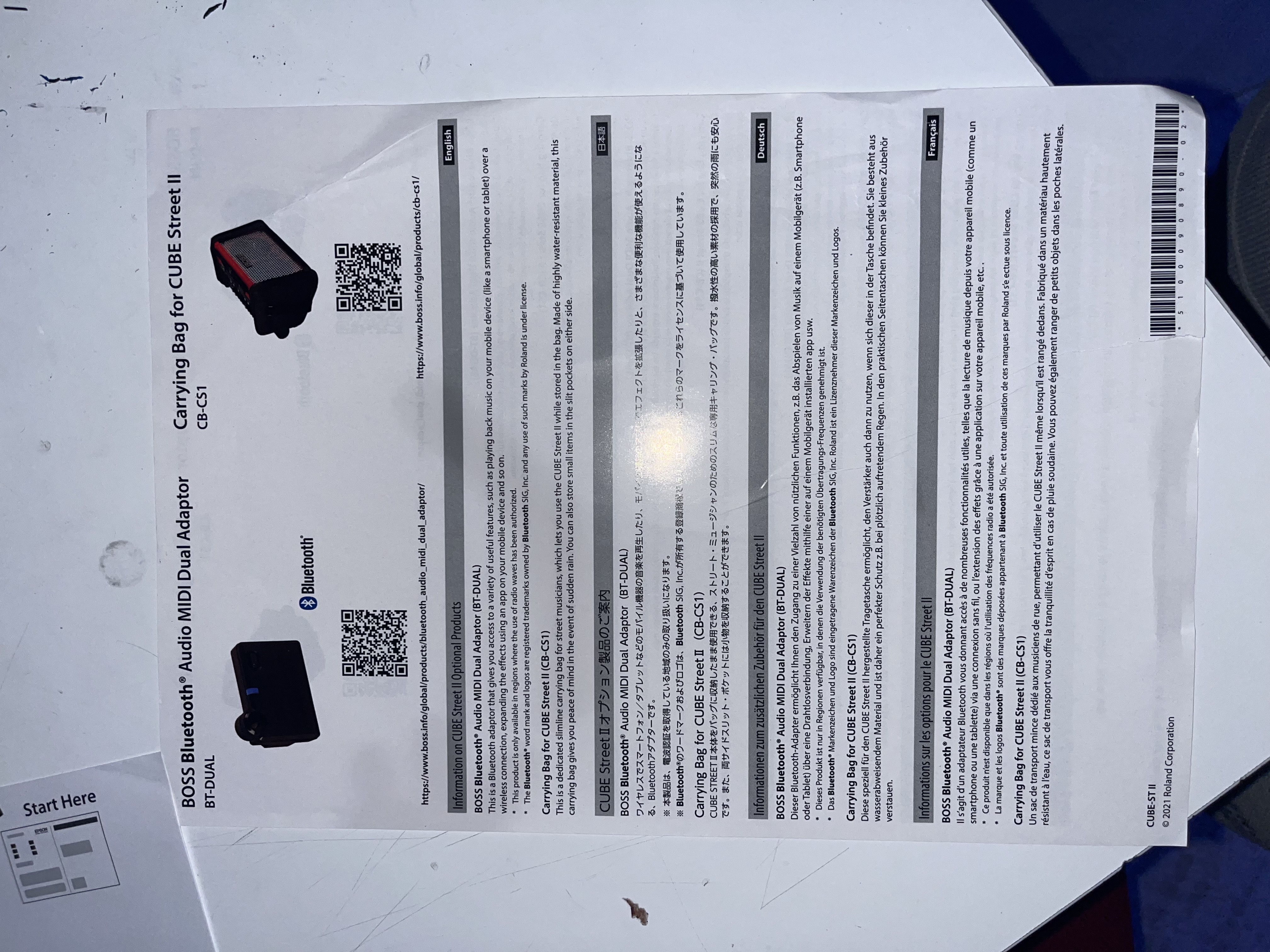 BOSS CUBE-ST2-R Cube Street Monitor Amfi 6