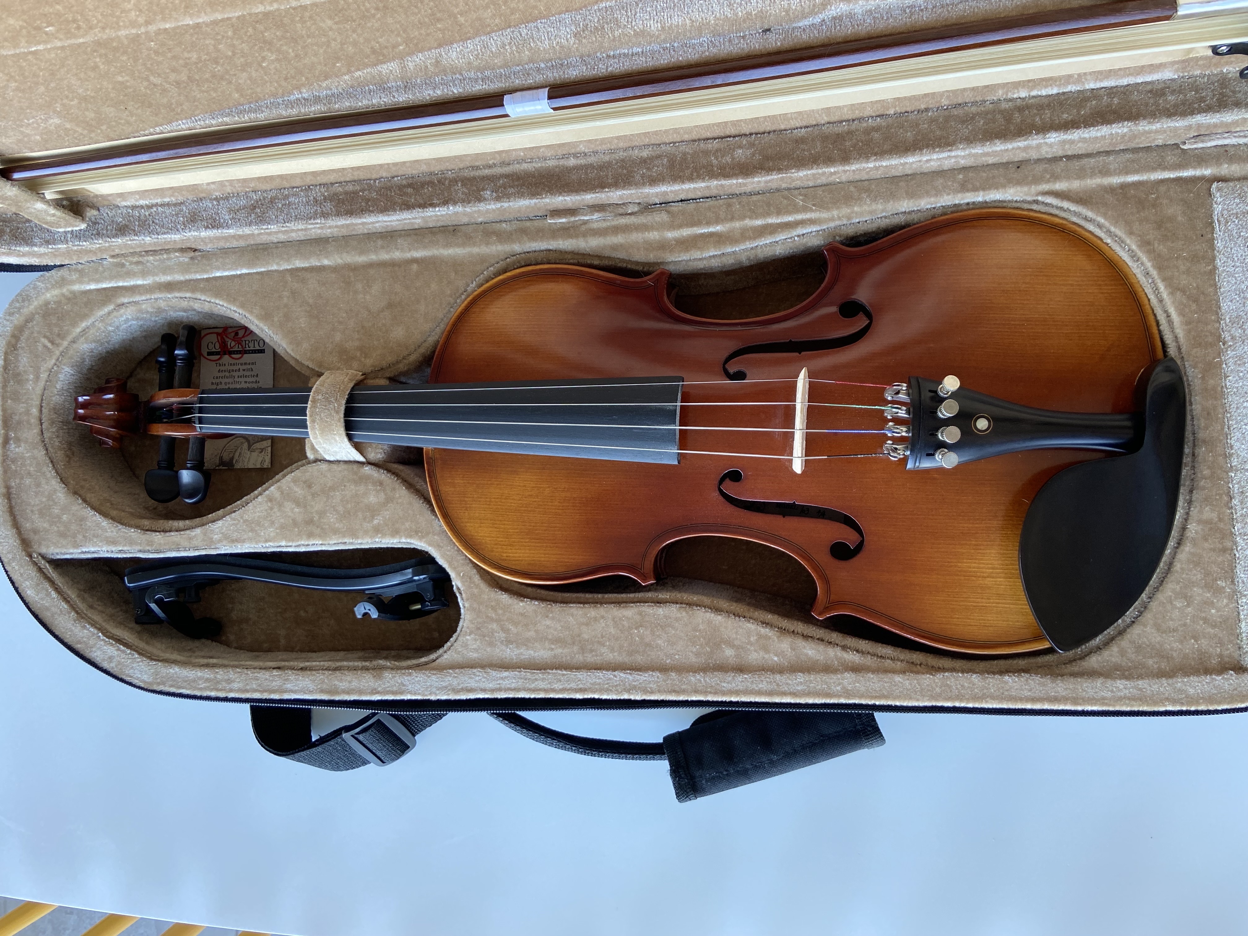 CONCERTO MODEL 103 4/4 Keman (Abanoz Aksam) 2