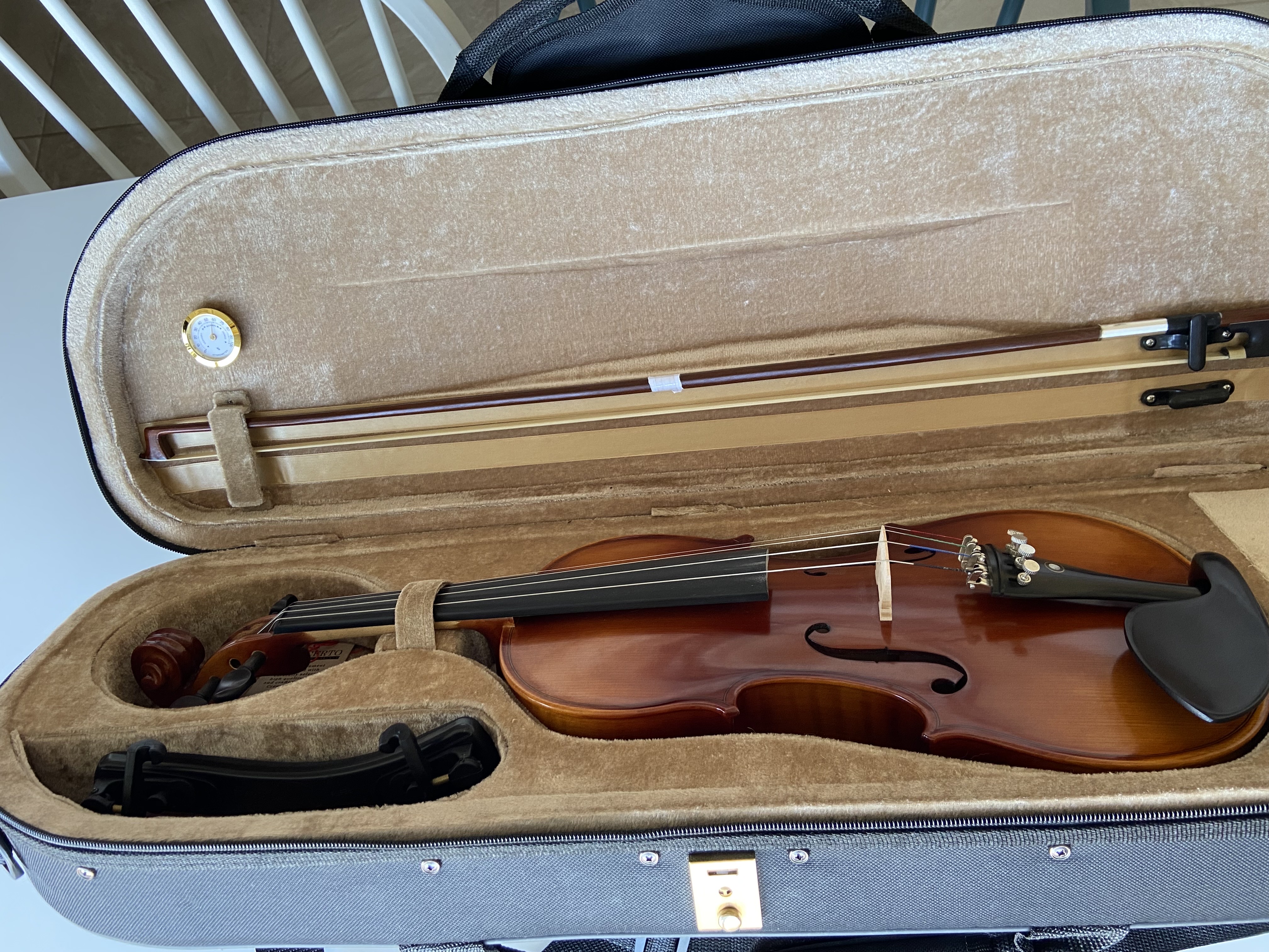 CONCERTO MODEL 103 4/4 Keman (Abanoz Aksam) 3