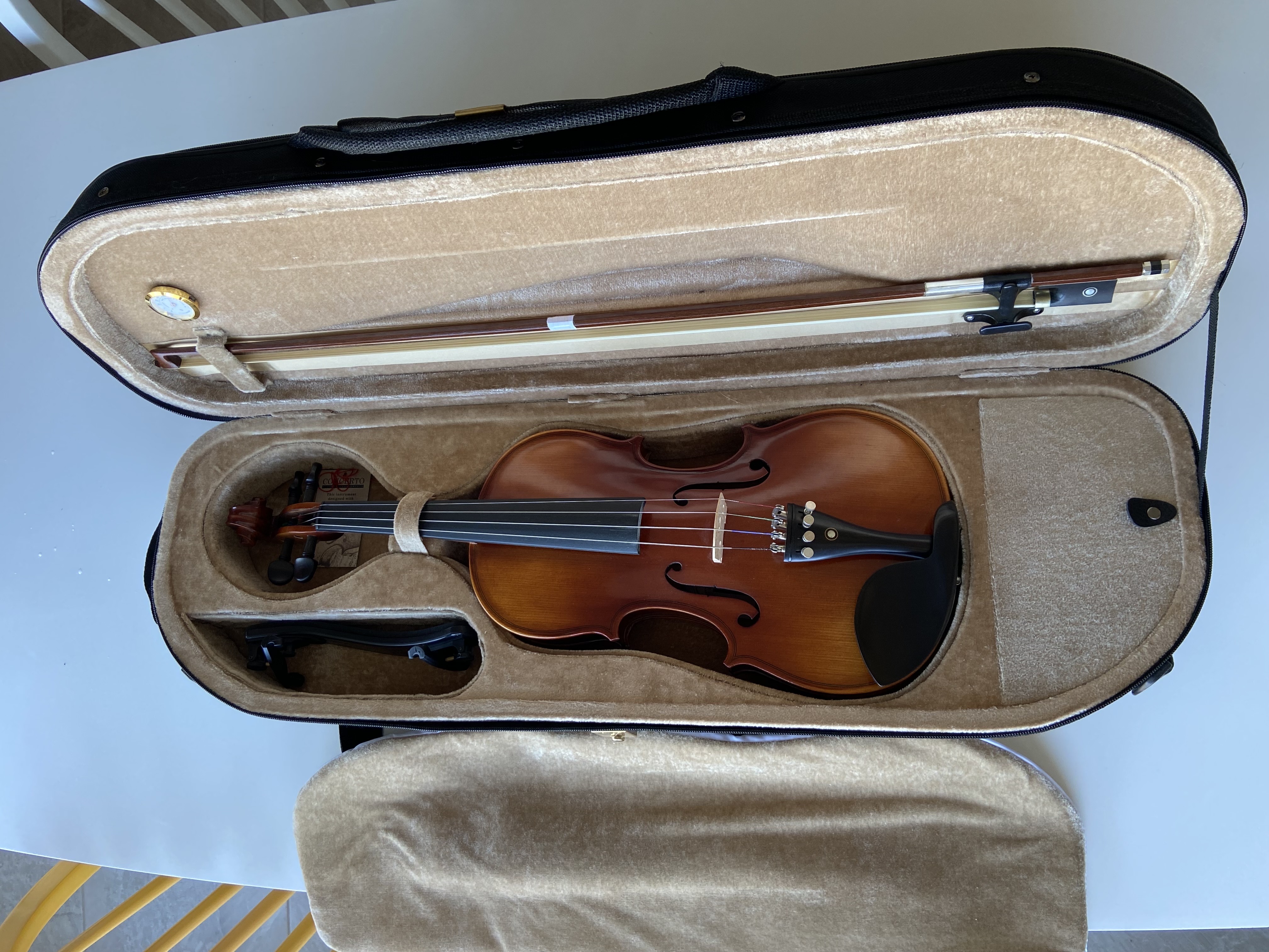 CONCERTO MODEL 103 4/4 Keman (Abanoz Aksam) 1