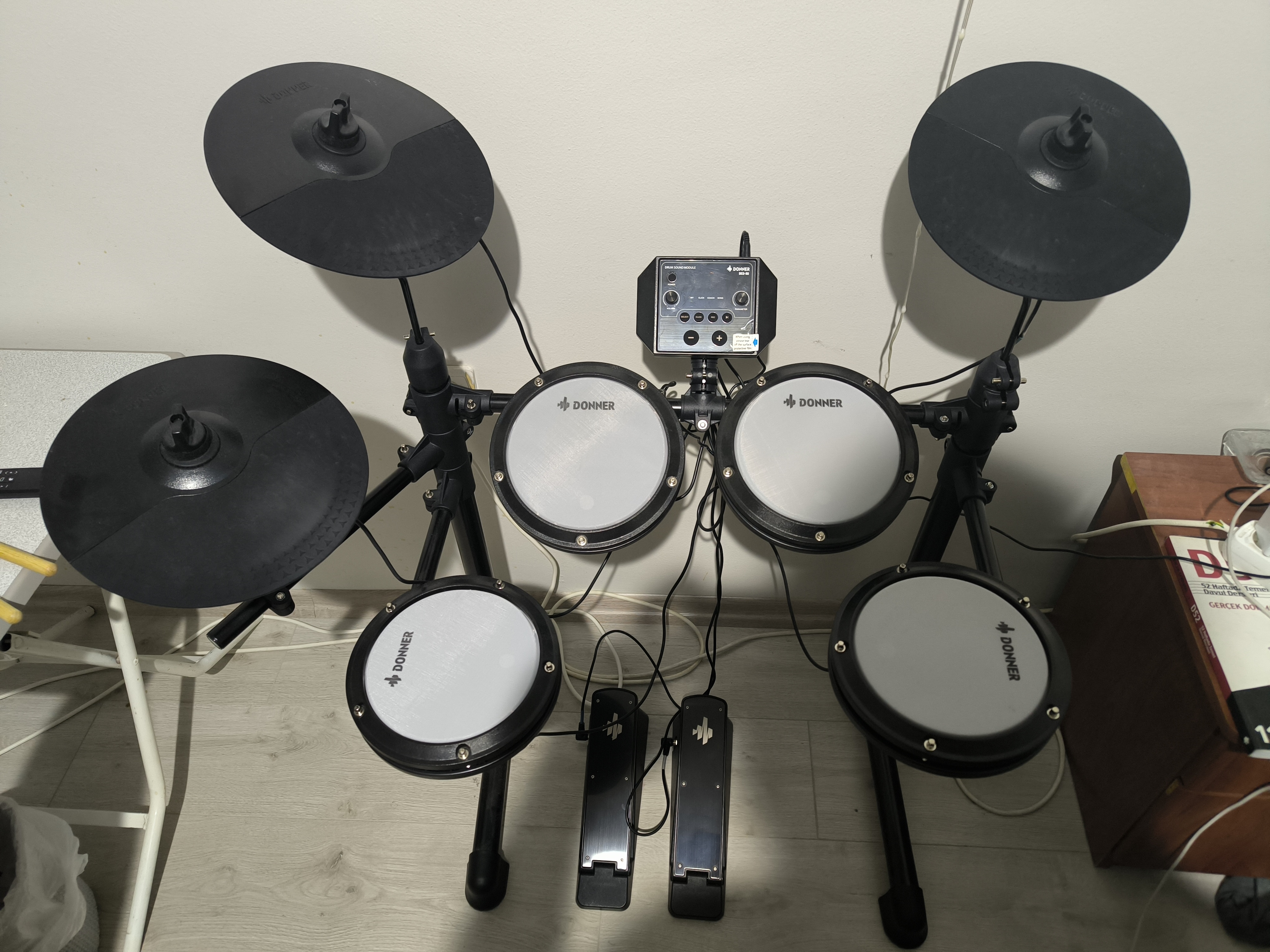 Donner ded-80 8 parça elektonik davul 1