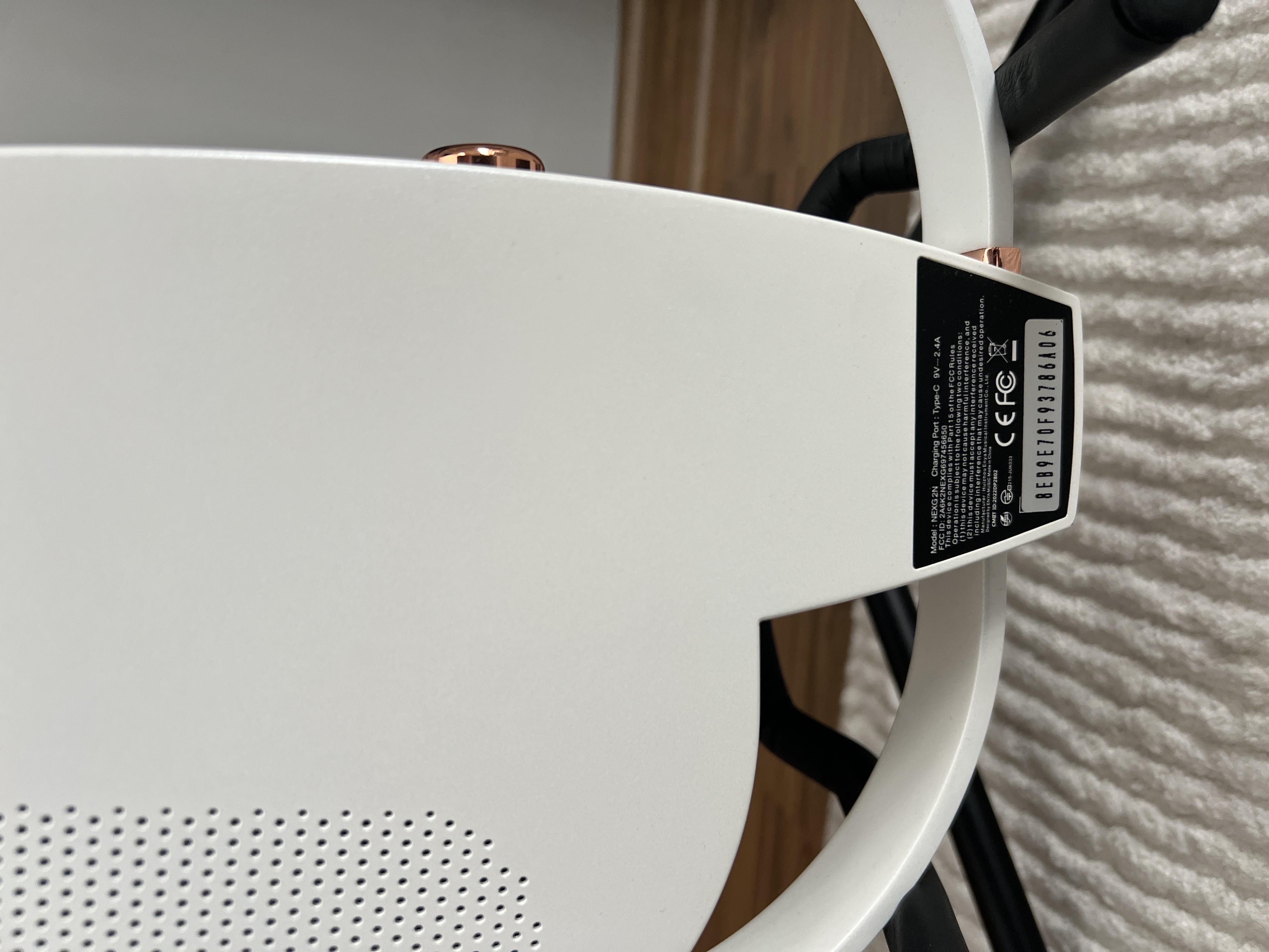 Enya NEXG 2N CL WH Beyaz Renk Elektro Klasik Gitar 5