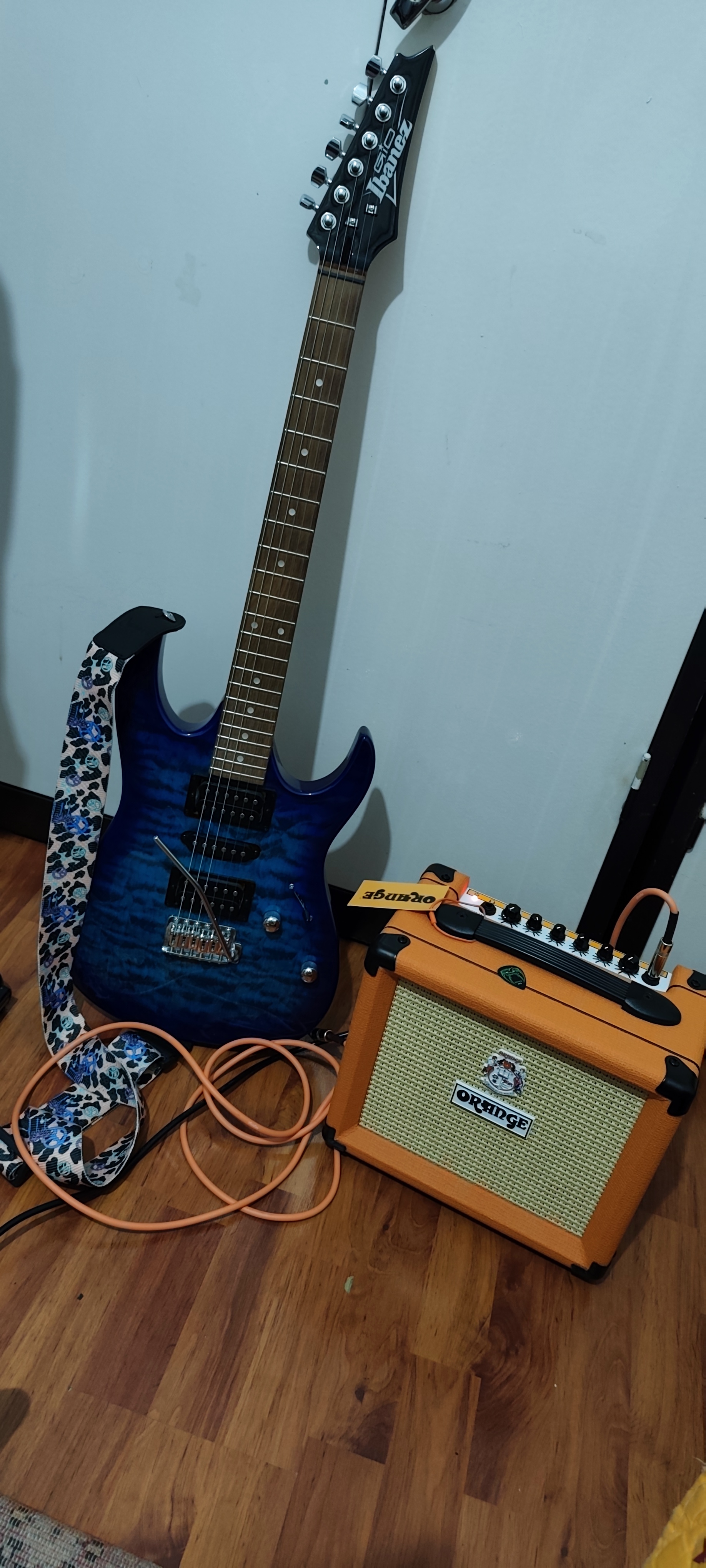 Ibanez GRX70QA-TBB - Orange crush12 1