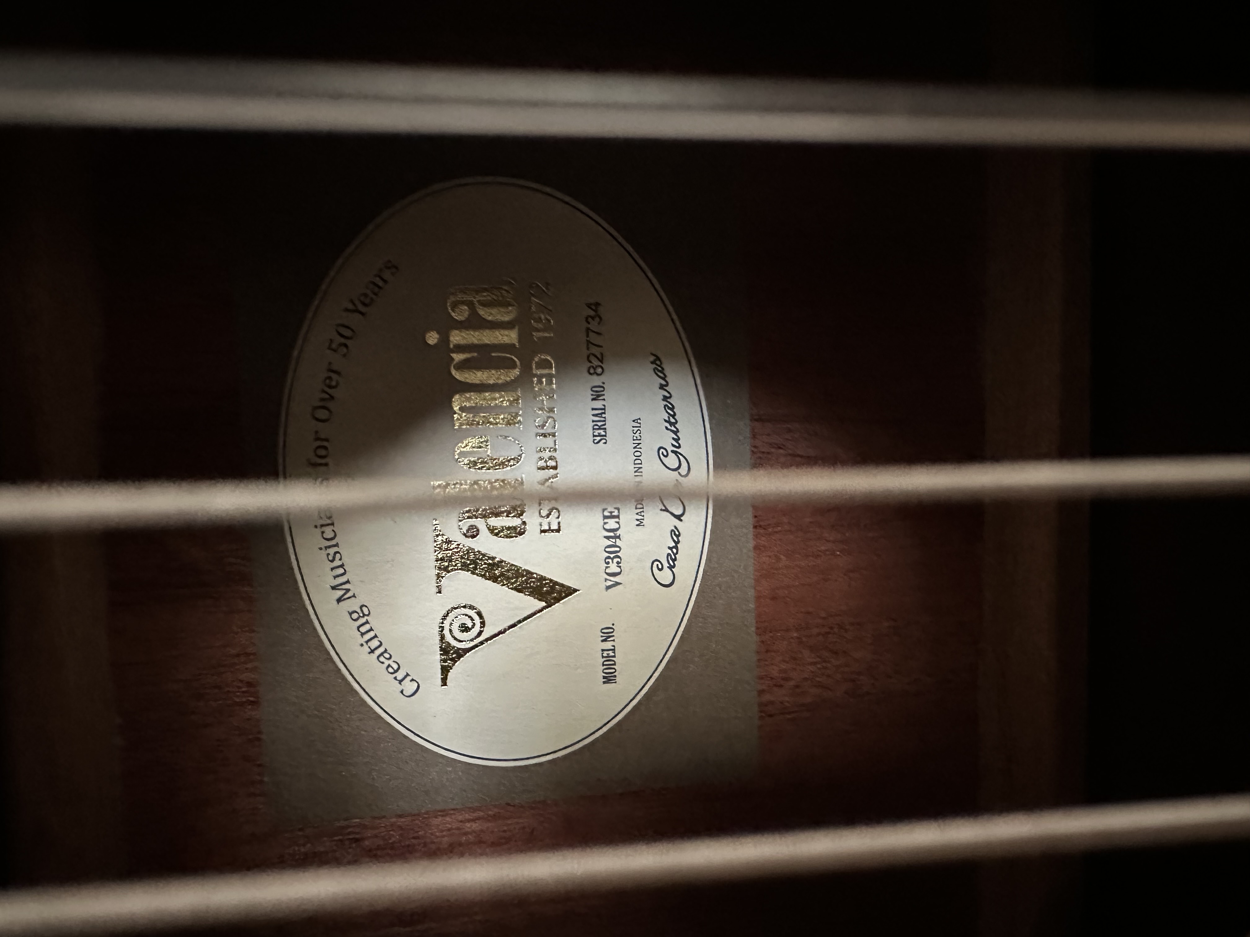 Valencia VC304CE klasik elektro gitar 4