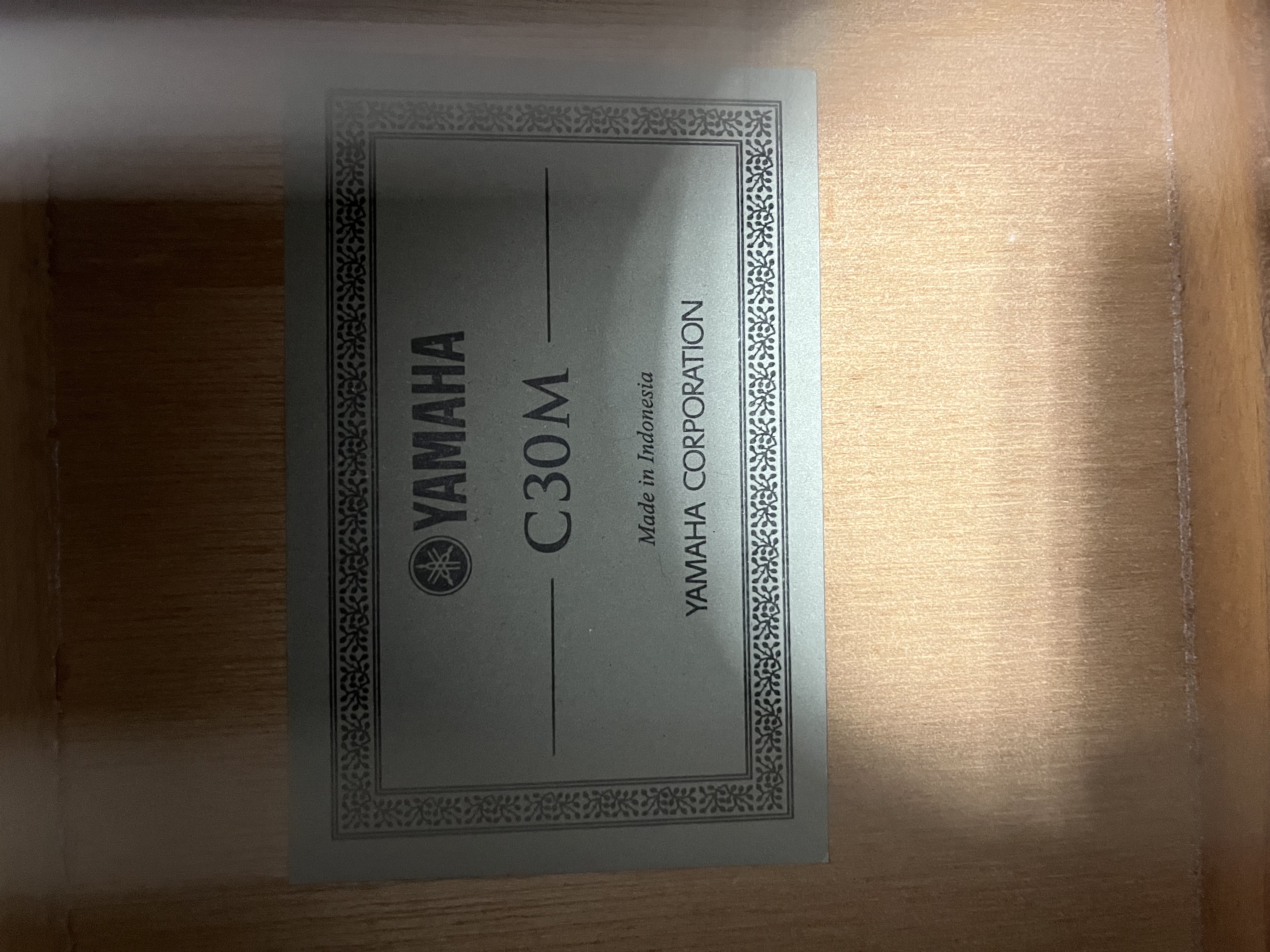 Yamaha c30m klasik gitar 1