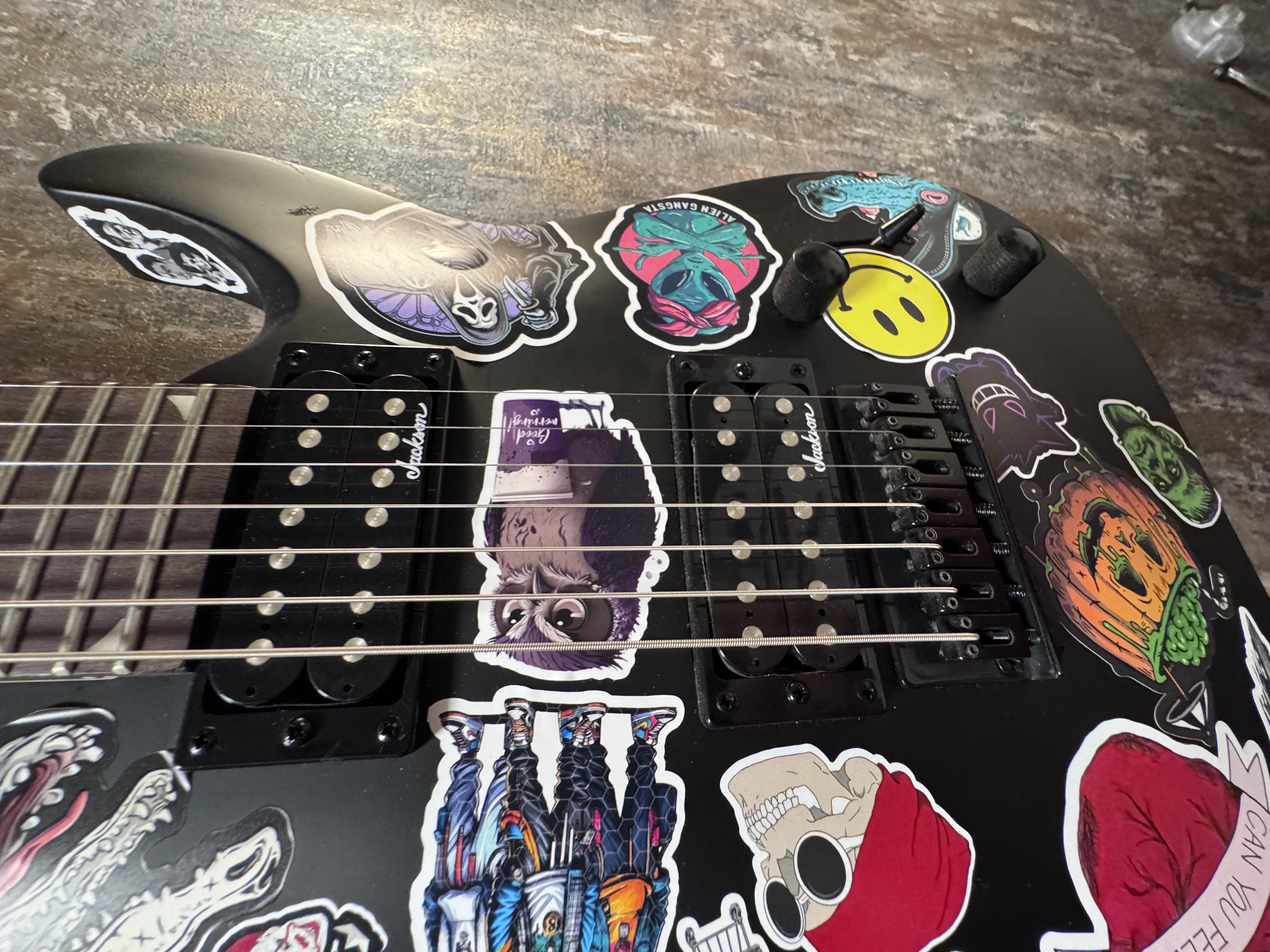 JACKSON 7 TELLİ ELEKTRO GİTAR 4