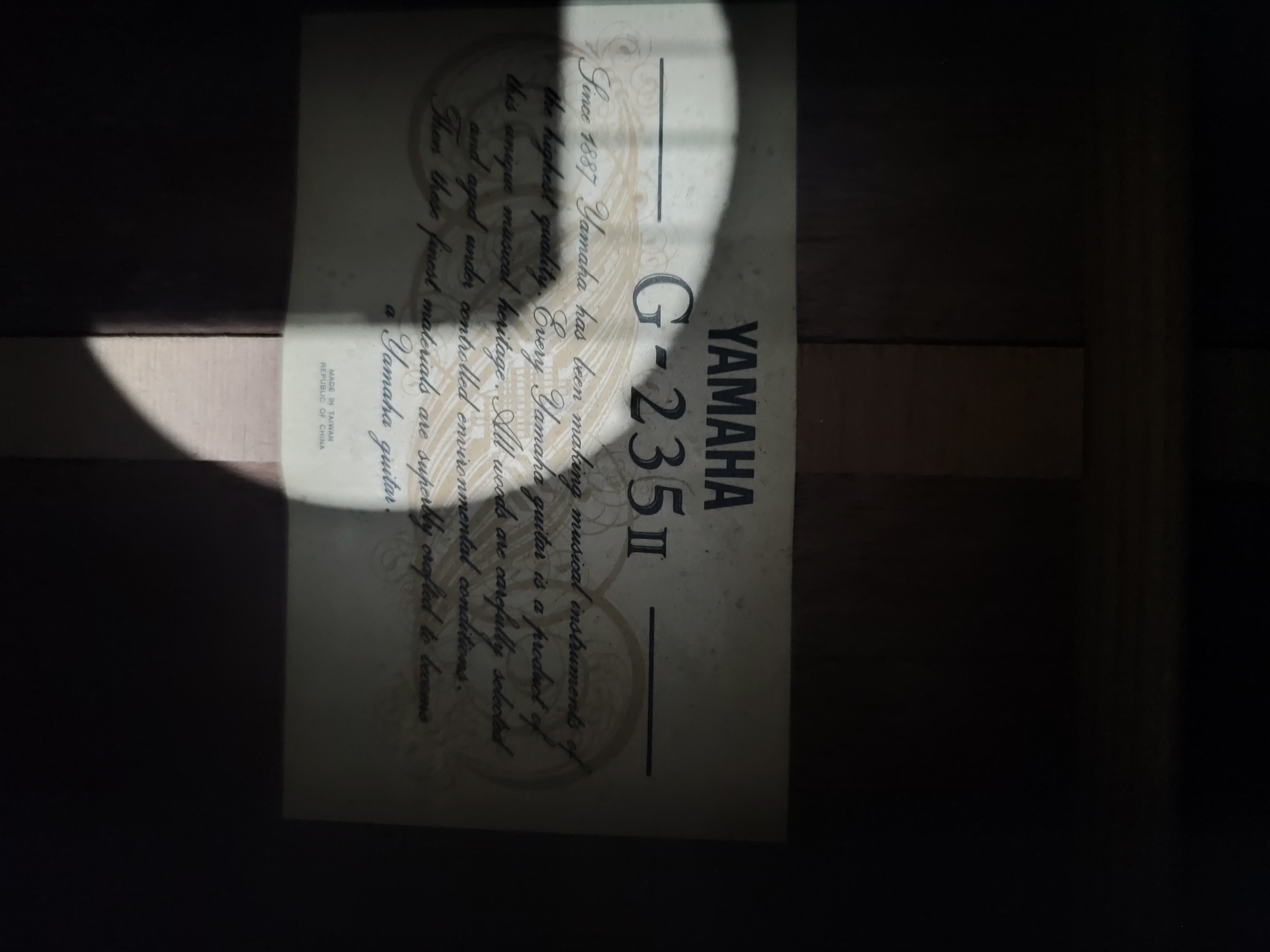 Yamaha G235ii Klasik Gitar 9