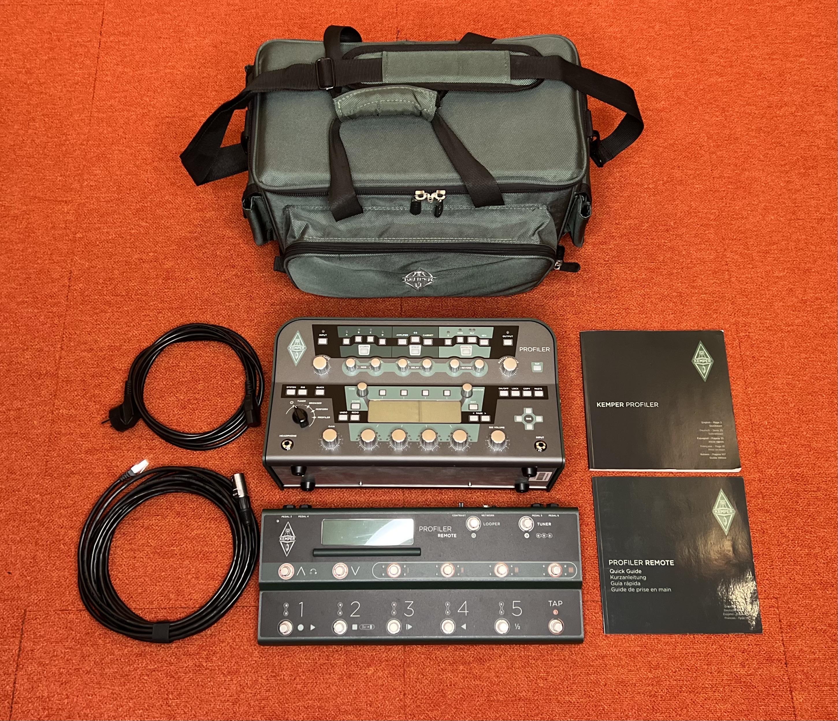 Kemper Profiler Power Head + Profiler Remote + Kemper Bag 6