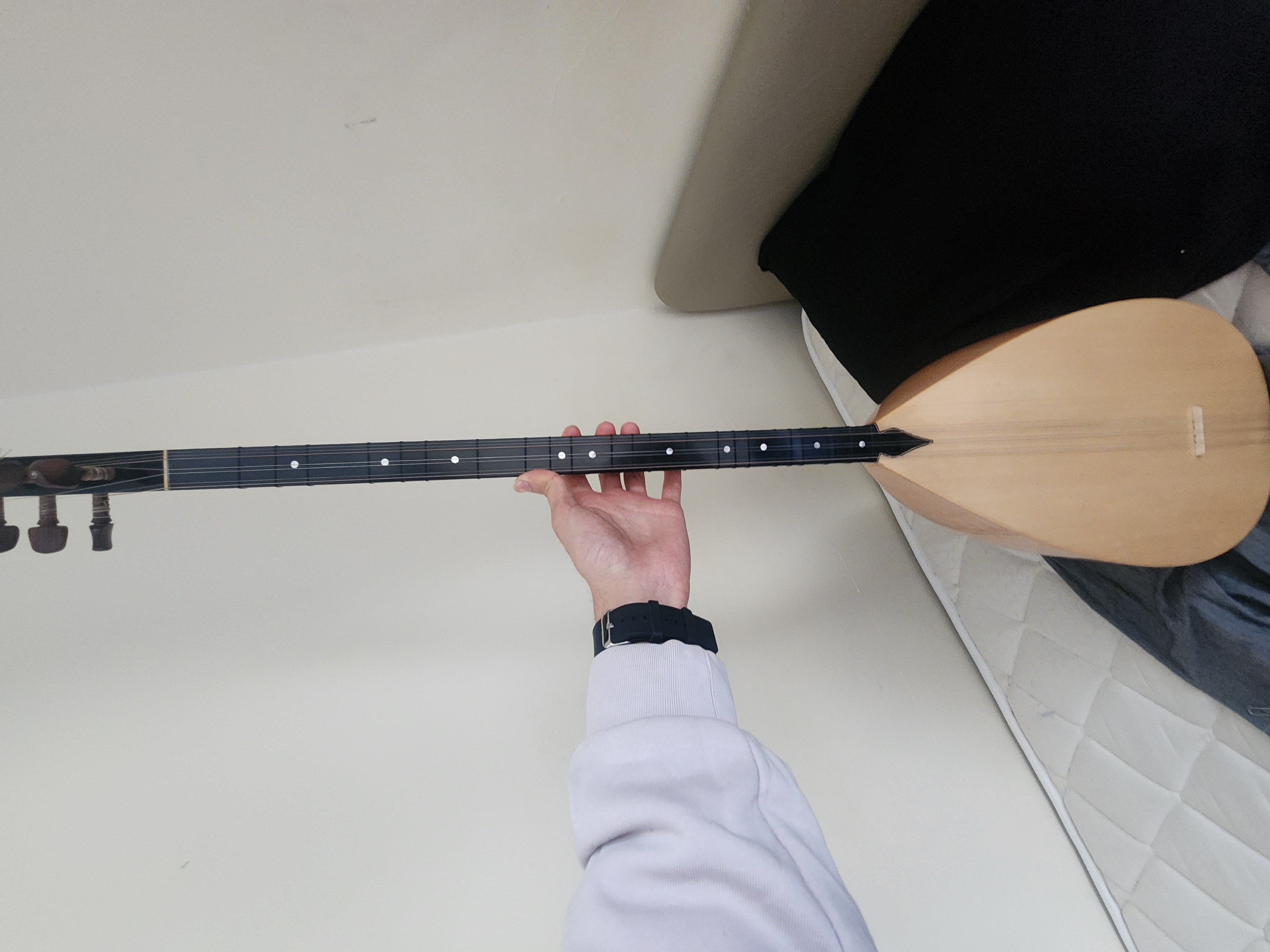 Özel yapım profesyonel uzun sap bağlama 1