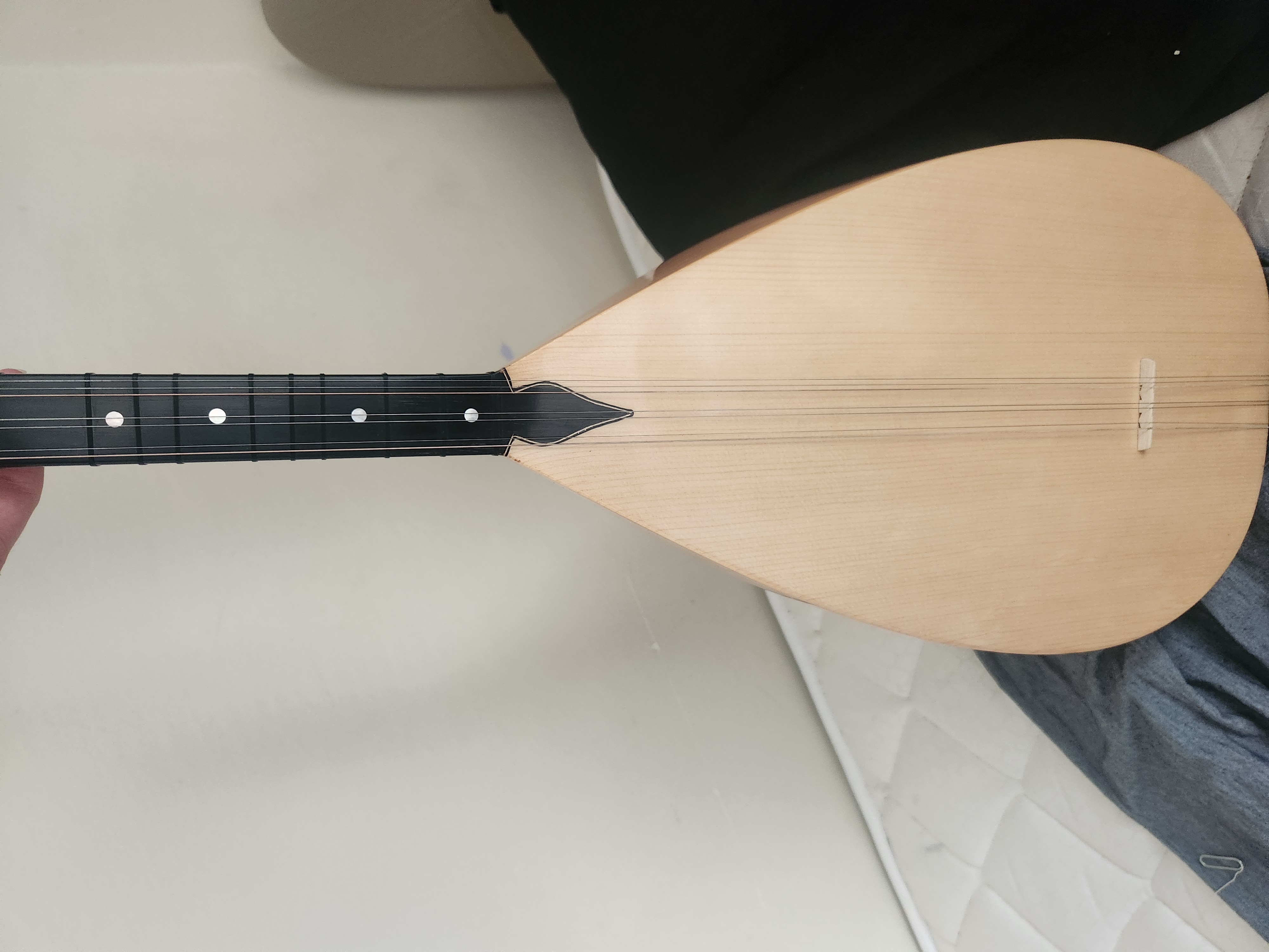 Özel yapım profesyonel uzun sap bağlama 2