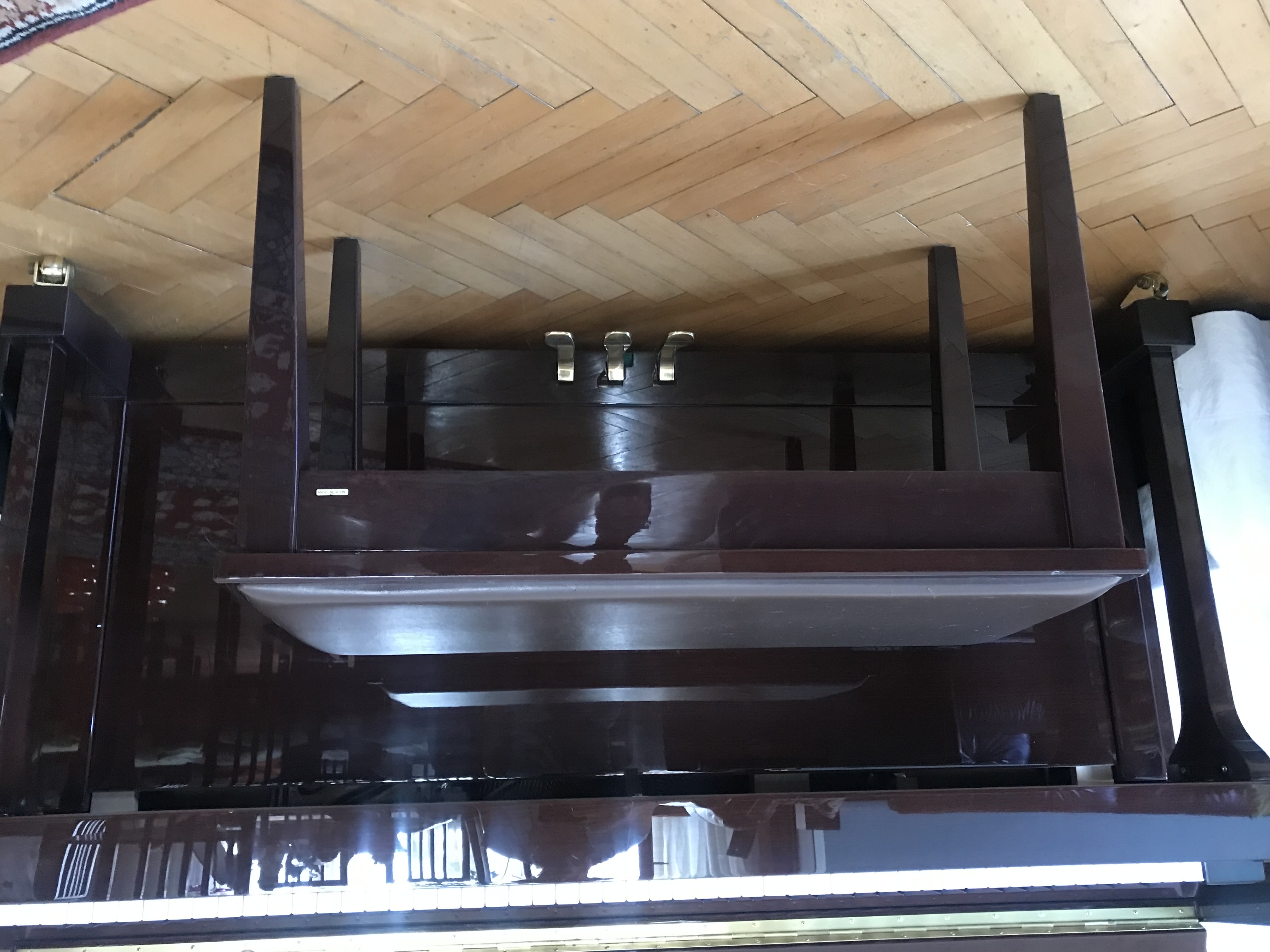 Pearl River UP118 marka akustik duvar piyanosu 7