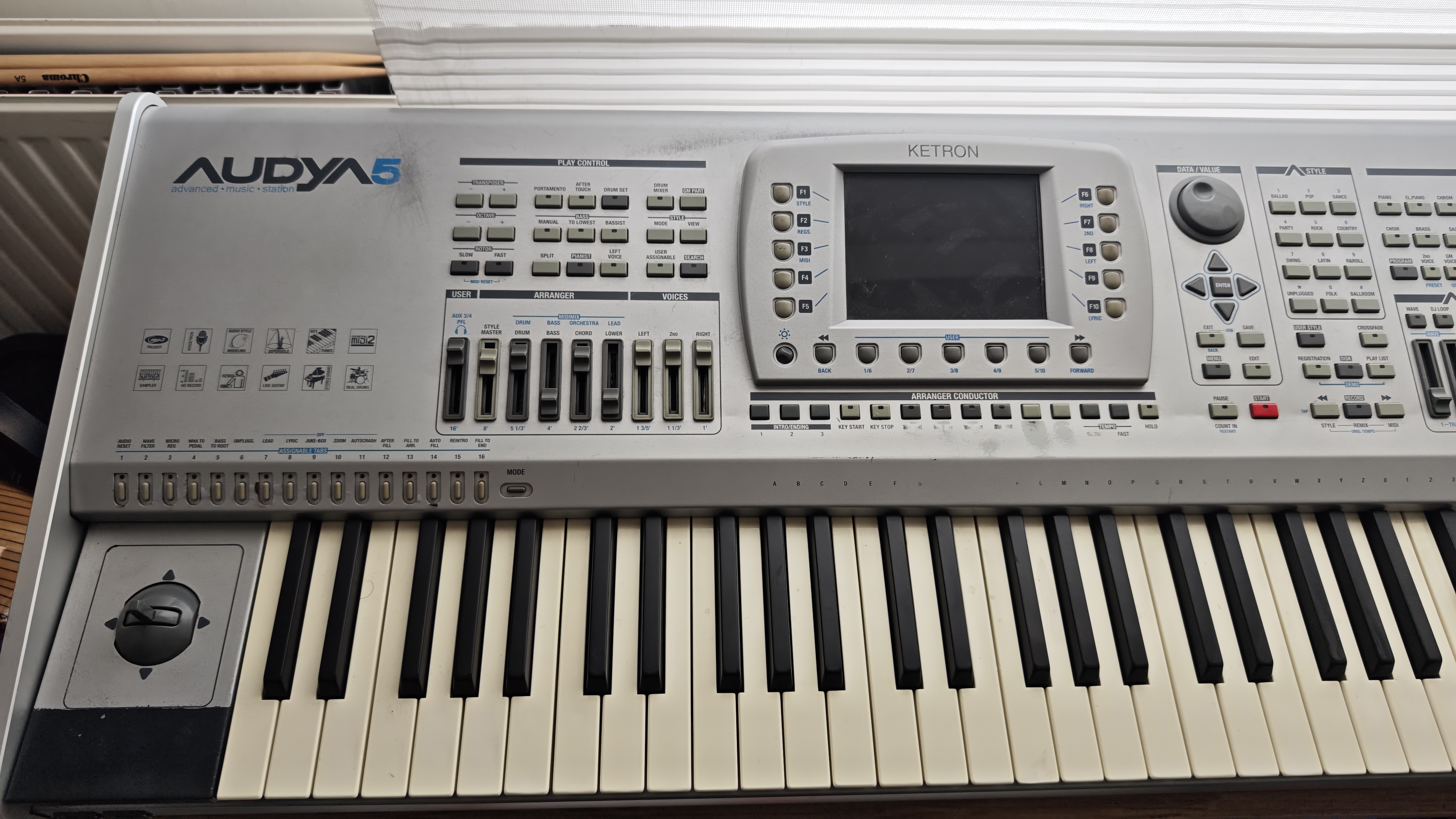 ketron audya5 klavye 6