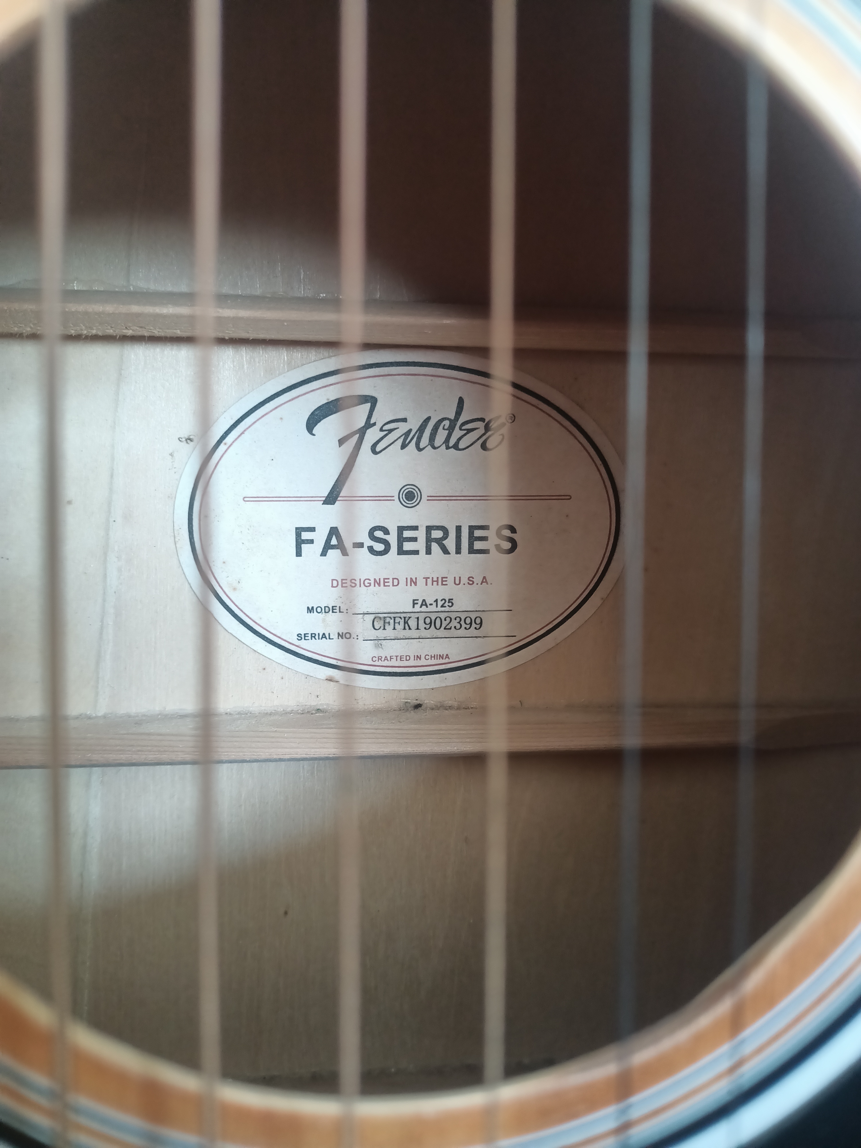 Fender FA-125 Dreadnought Akustik Gitar ( OLR 26-26037 ) 2
