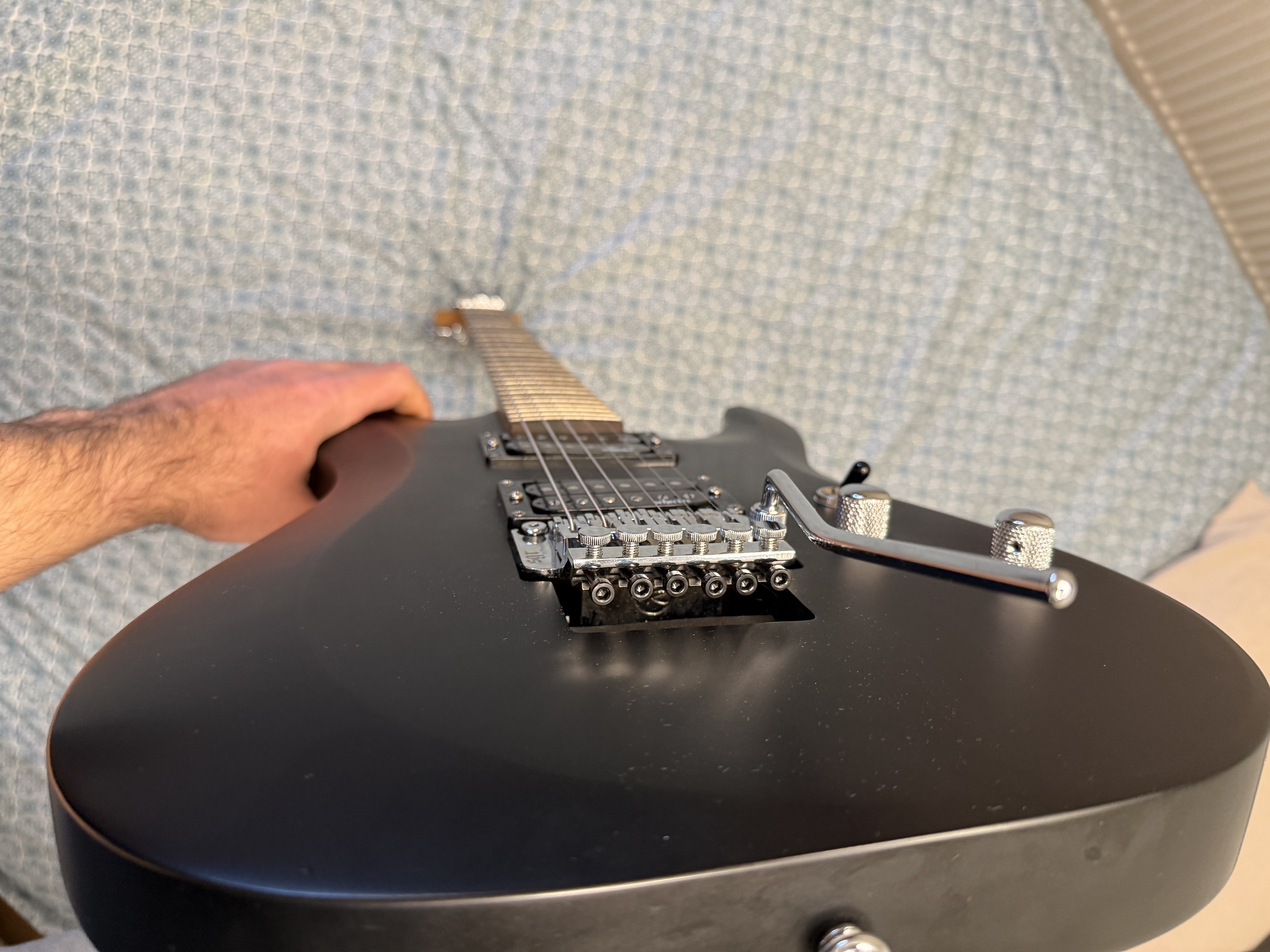 Schecter C-6 FR Deluxe Elektro Gitar (Mat Siyah) ( OLR OL-26043 ) 1