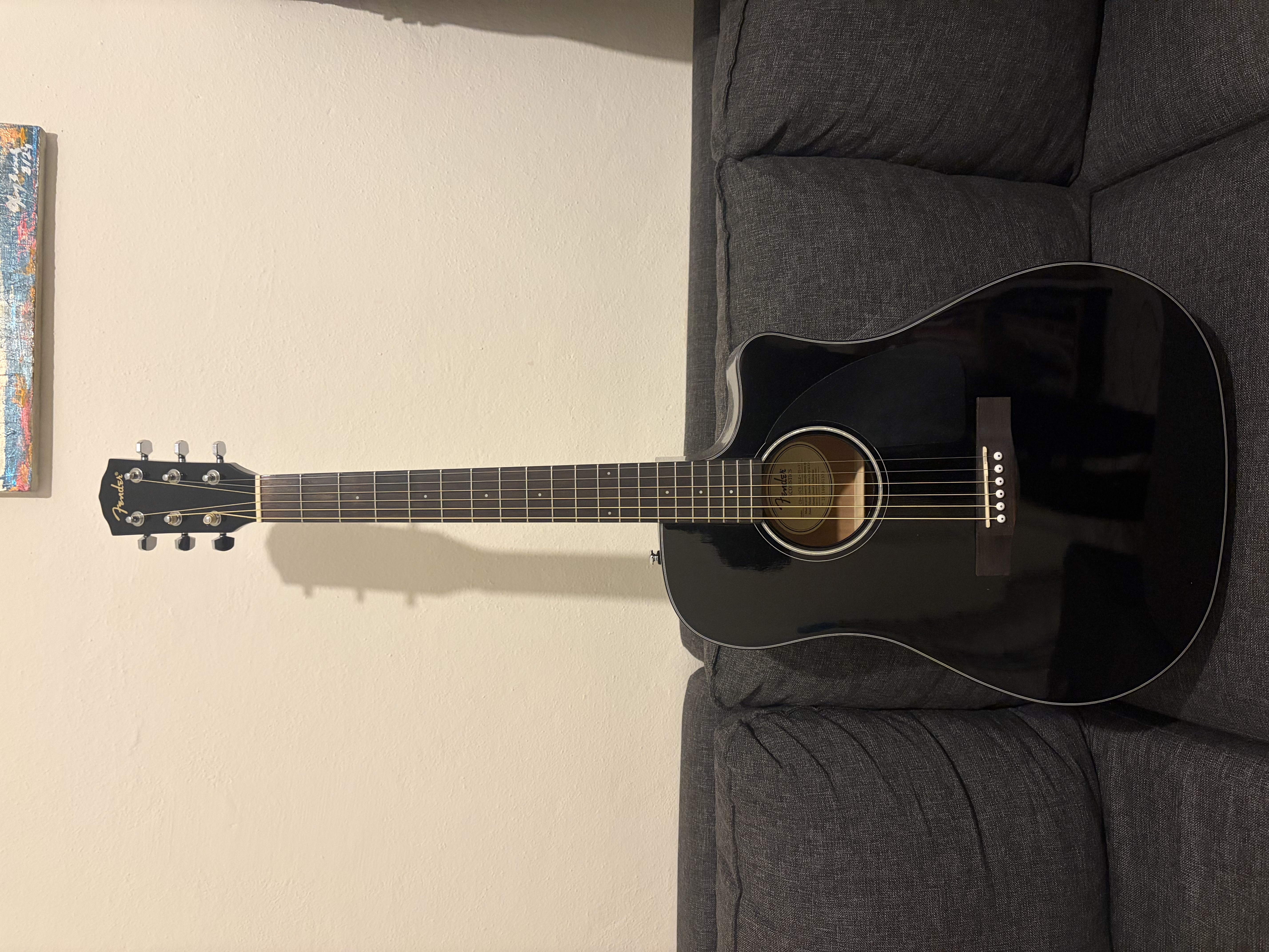 Fender CD-60CE BLK Elektro Akustik Gitar 1