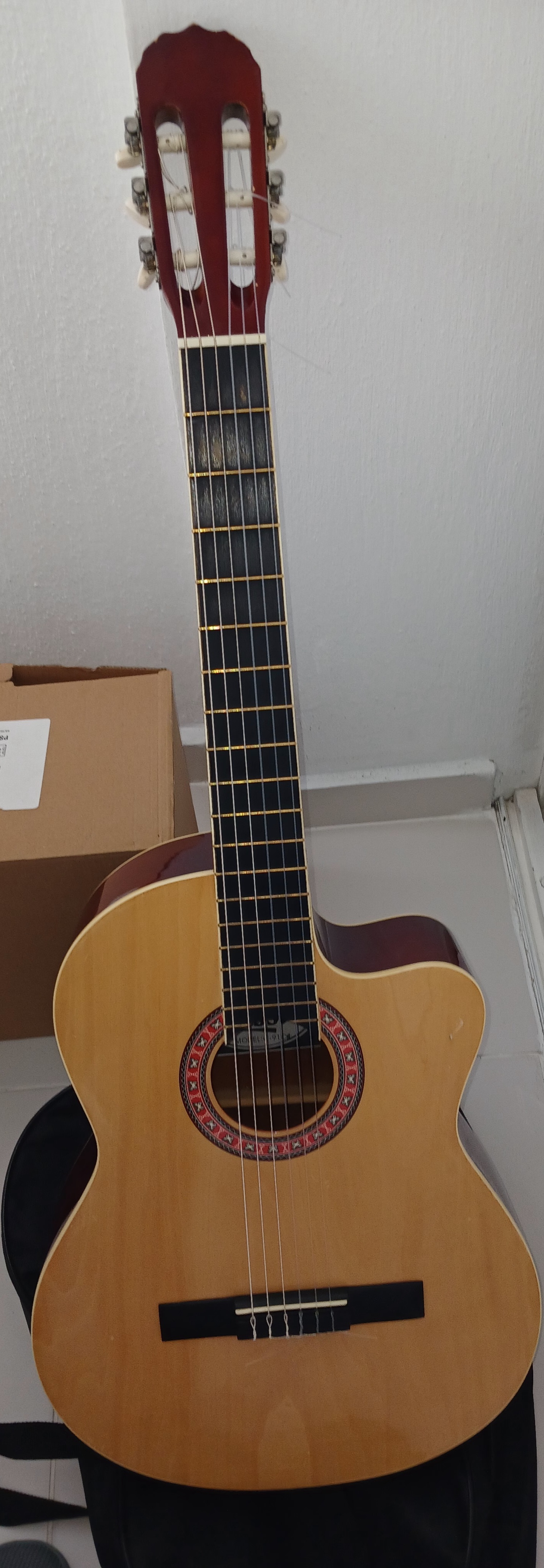 Satılık Yissi Marka, Model:C-91 CN , Maun gövde, Yarım Kasa Klasik Gitar 6