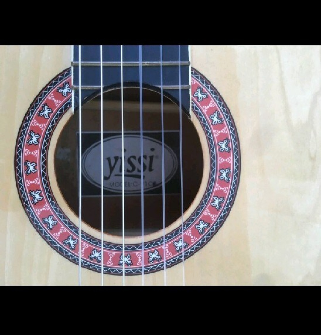 Satılık Yissi Marka, Model:C-91 CN , Maun gövde, Yarım Kasa Klasik Gitar 5
