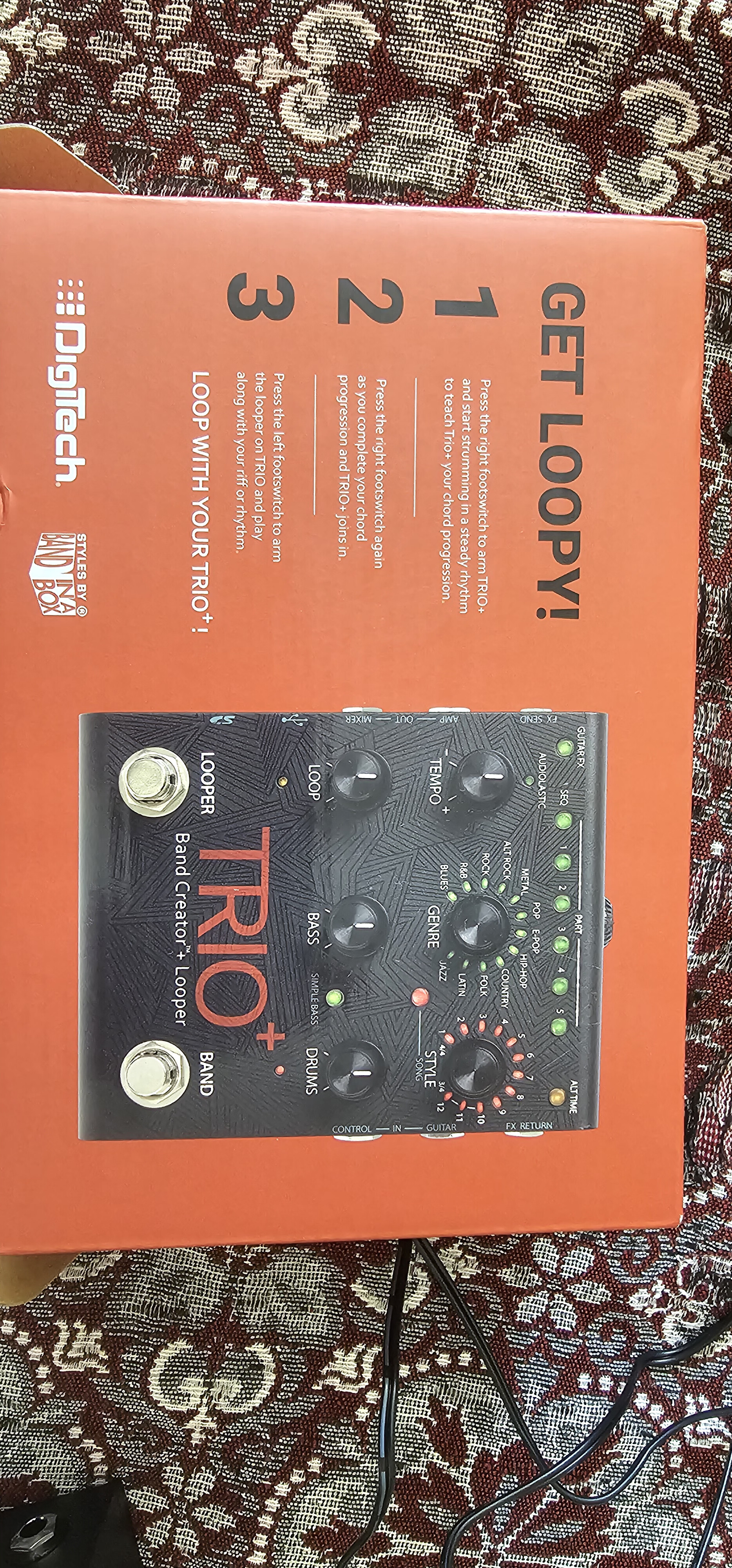 digitech trio+ trio plus band creator + looper 1