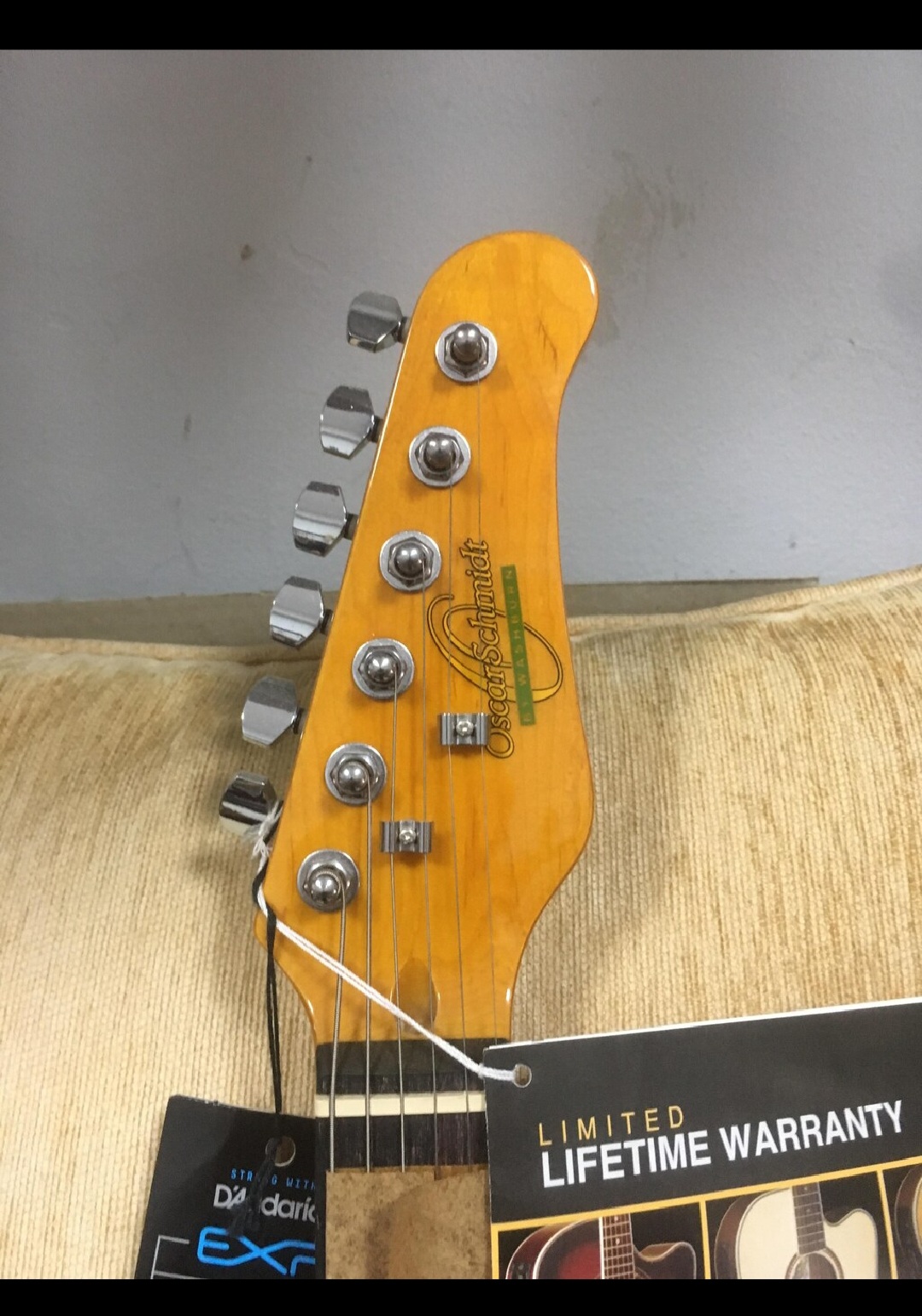 Sıfır Oscar Schmidt OS-300-PS Double Cutaway Elektro gitar 4