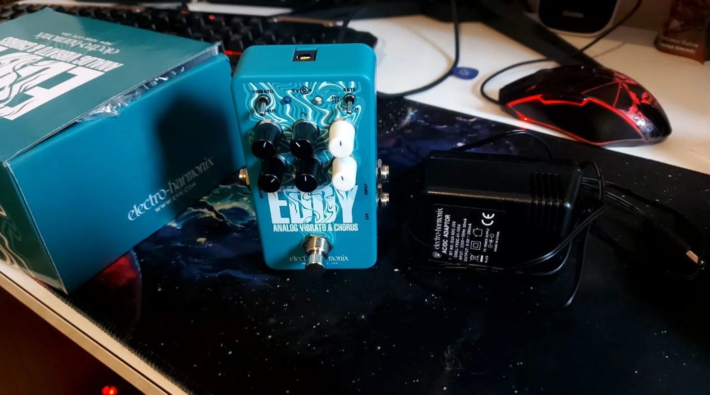 Electro Harmonix Eddy Analog Vibrato & Chorus Pedal 2