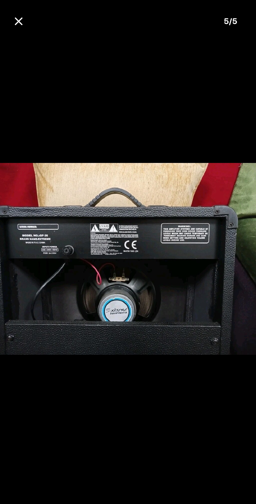 Sıfır,Extreme 30 watt ,EX60WD Elektro Gitar Amfisi 4