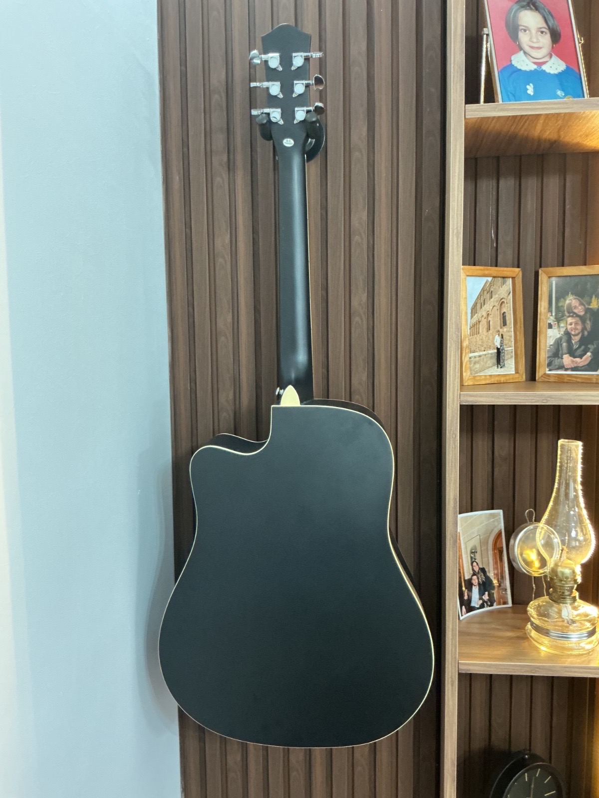 Donner DAG-1CB Cutaway Akustik Gitar Siyah 6