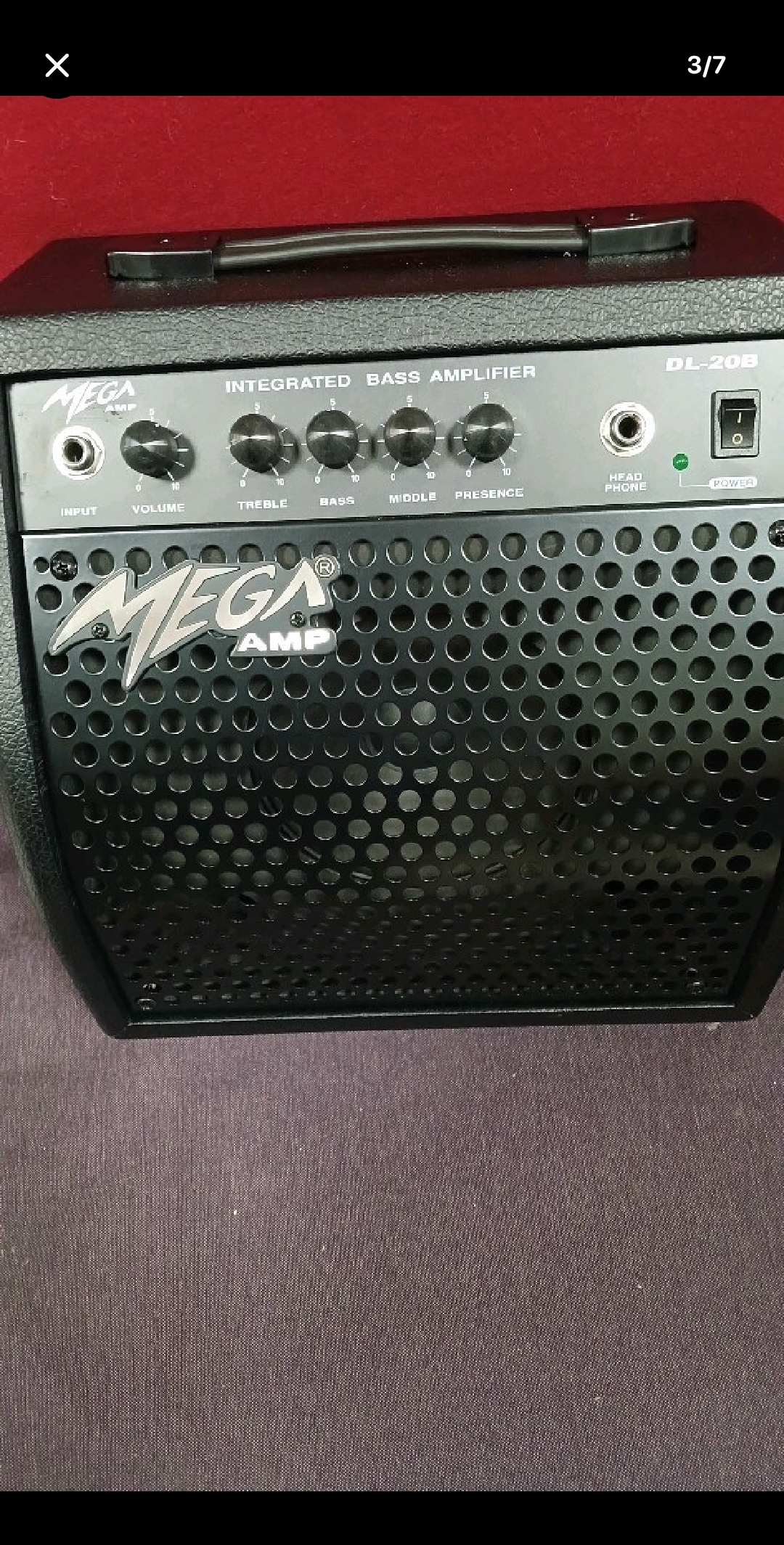 MEGA DL20B 20W  Sıfır Bass Gitar ve Bateri Amfisi 4