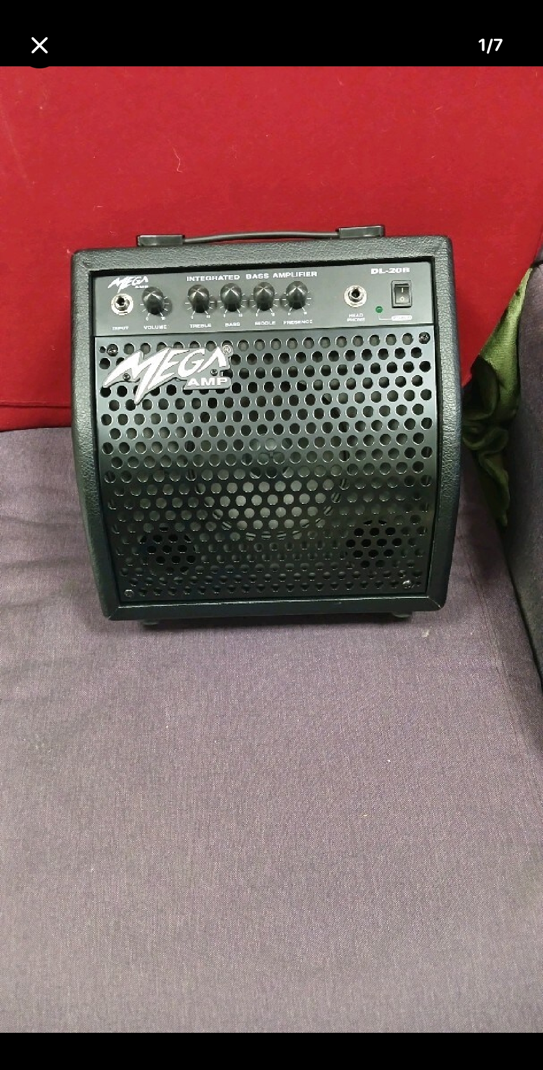 MEGA DL20B 20W  Sıfır Bass Gitar ve Bateri Amfisi 1