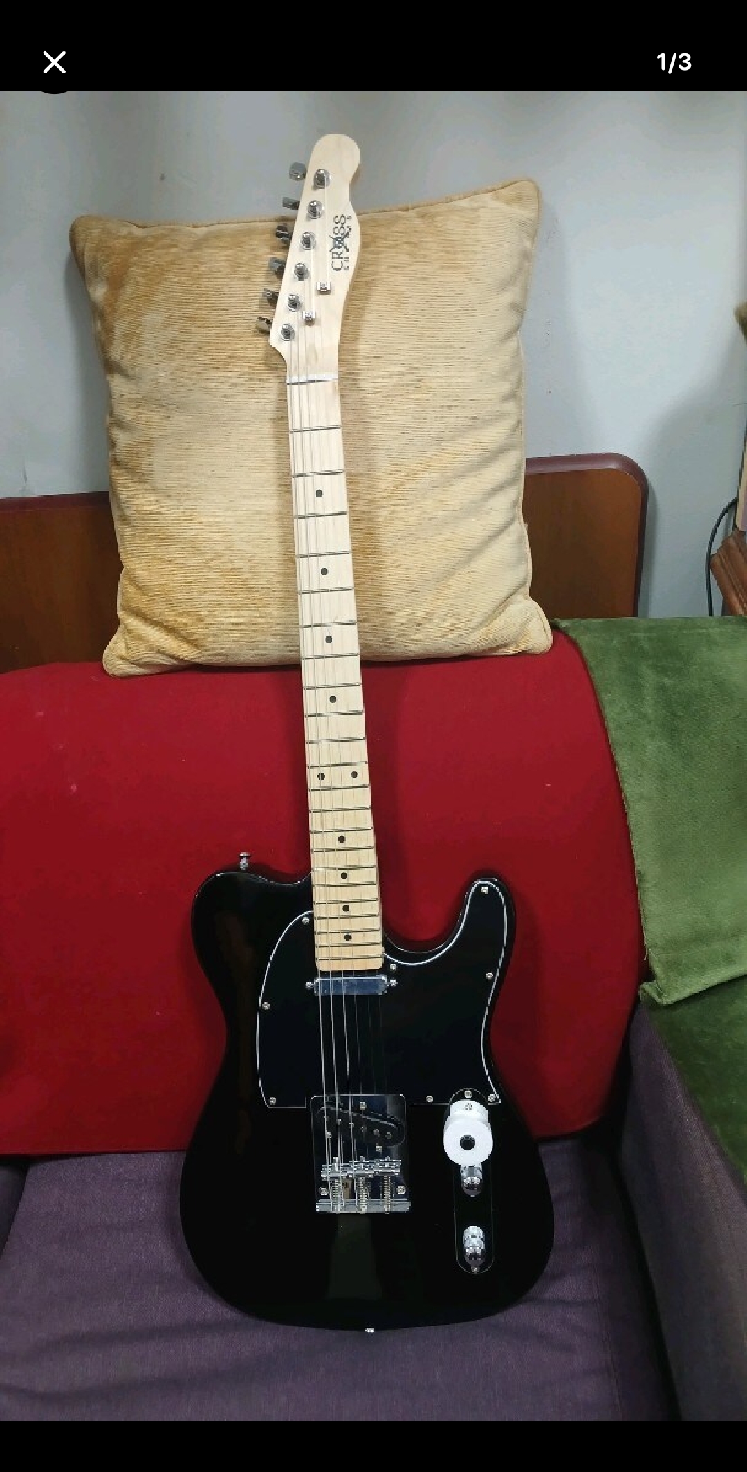 UYGUN FİYATLARDA "CROSS" MARKA TELECASTER Elektro Gitar. 1