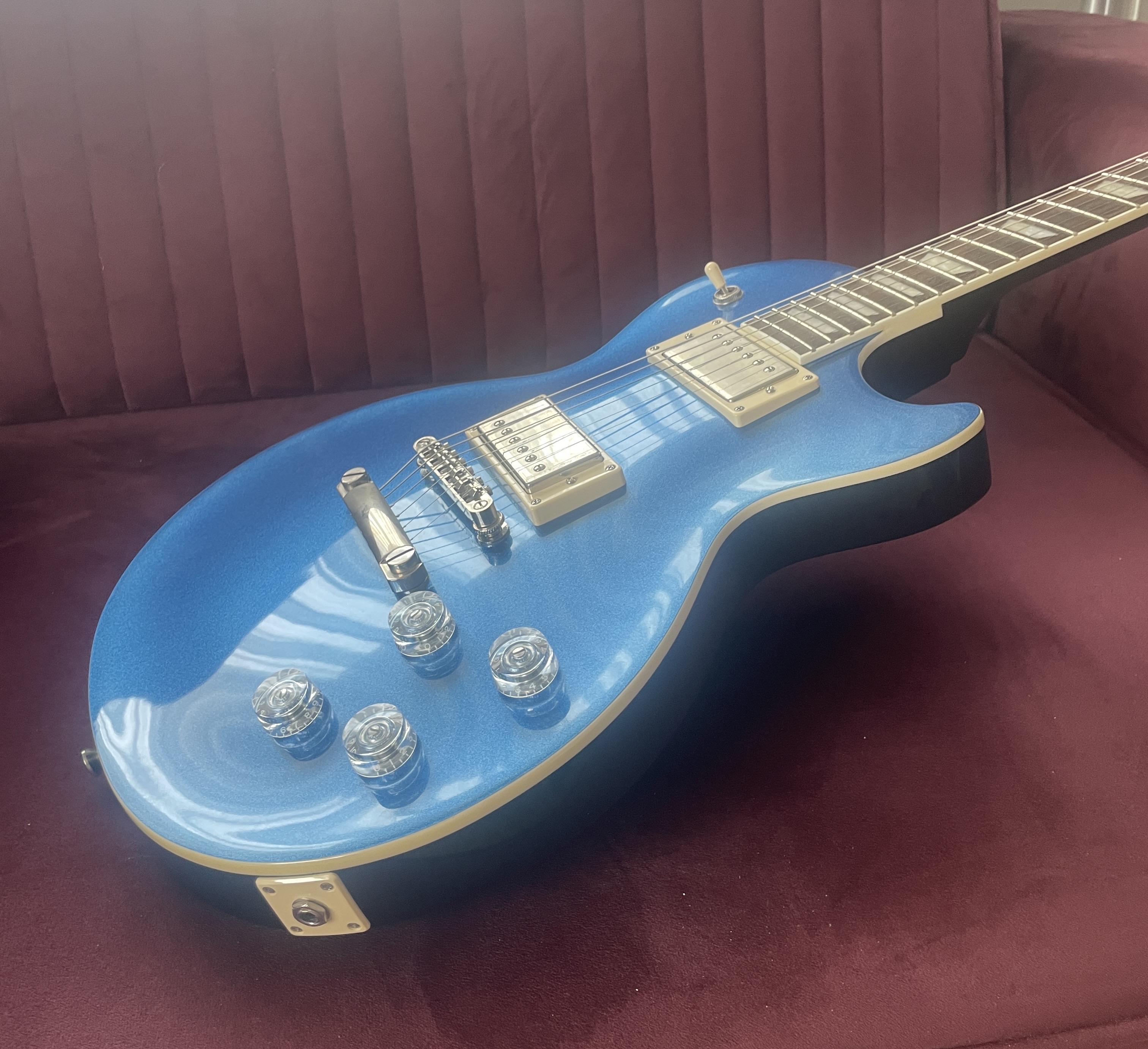 EPIPHONE LES PAUL MUSE ELEKTRO GİTAR ( RADIO BLUE METALLIC) 5