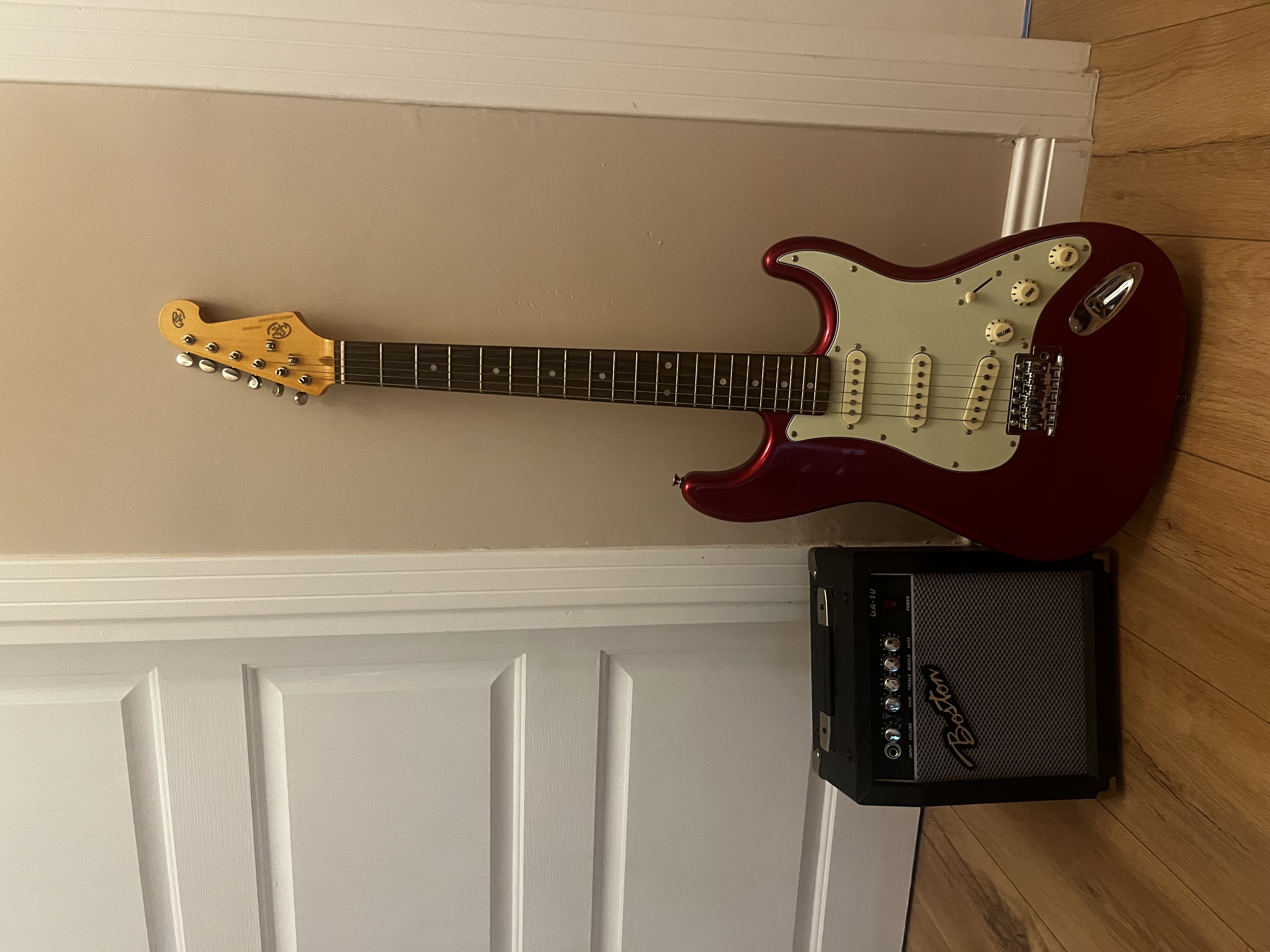 SX Stratocaster Elektro Gitar ve Boston Amfi 2
