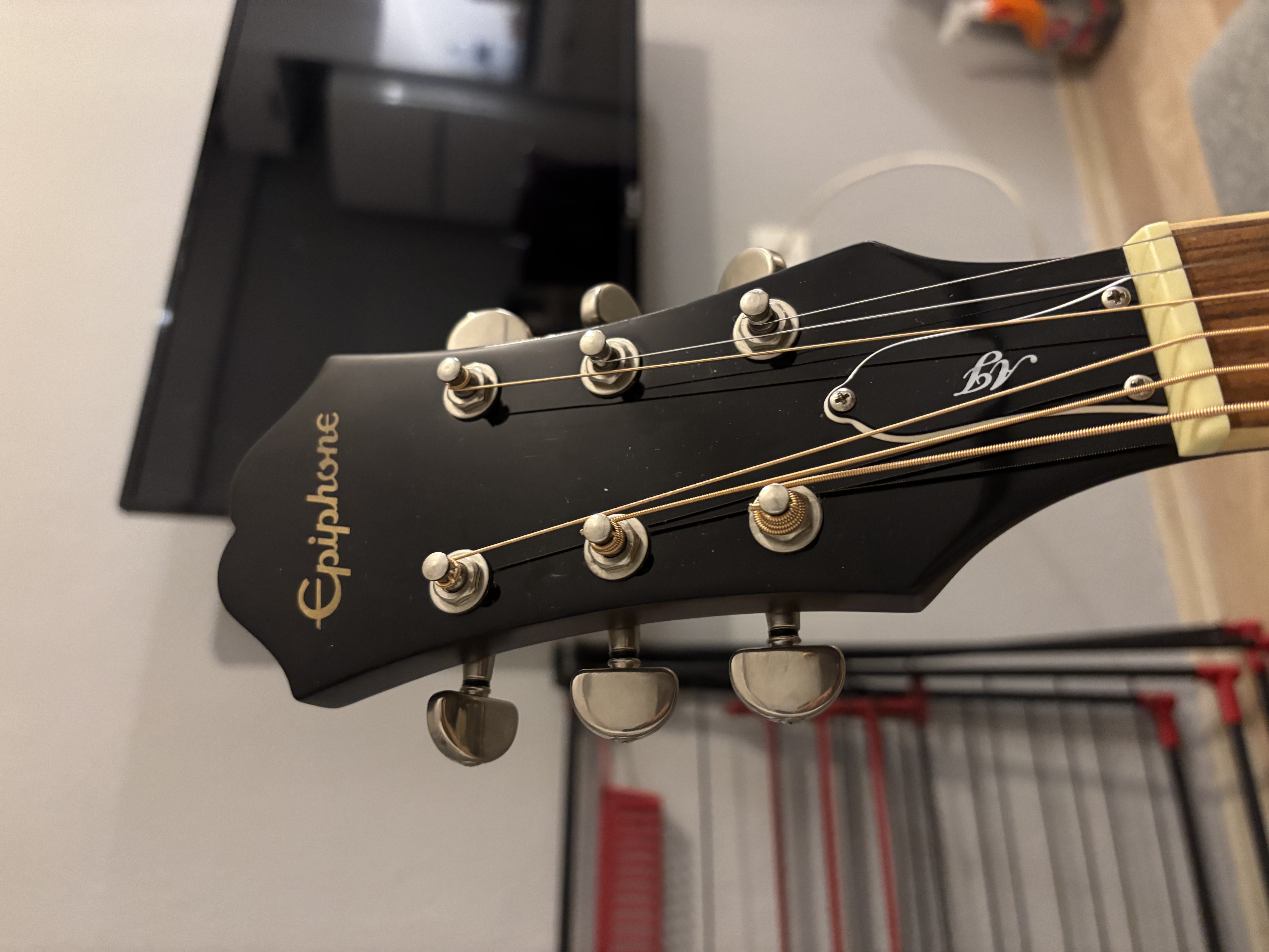 Epiphone AJ-220 SCE Elektro Akustik Gitar 3