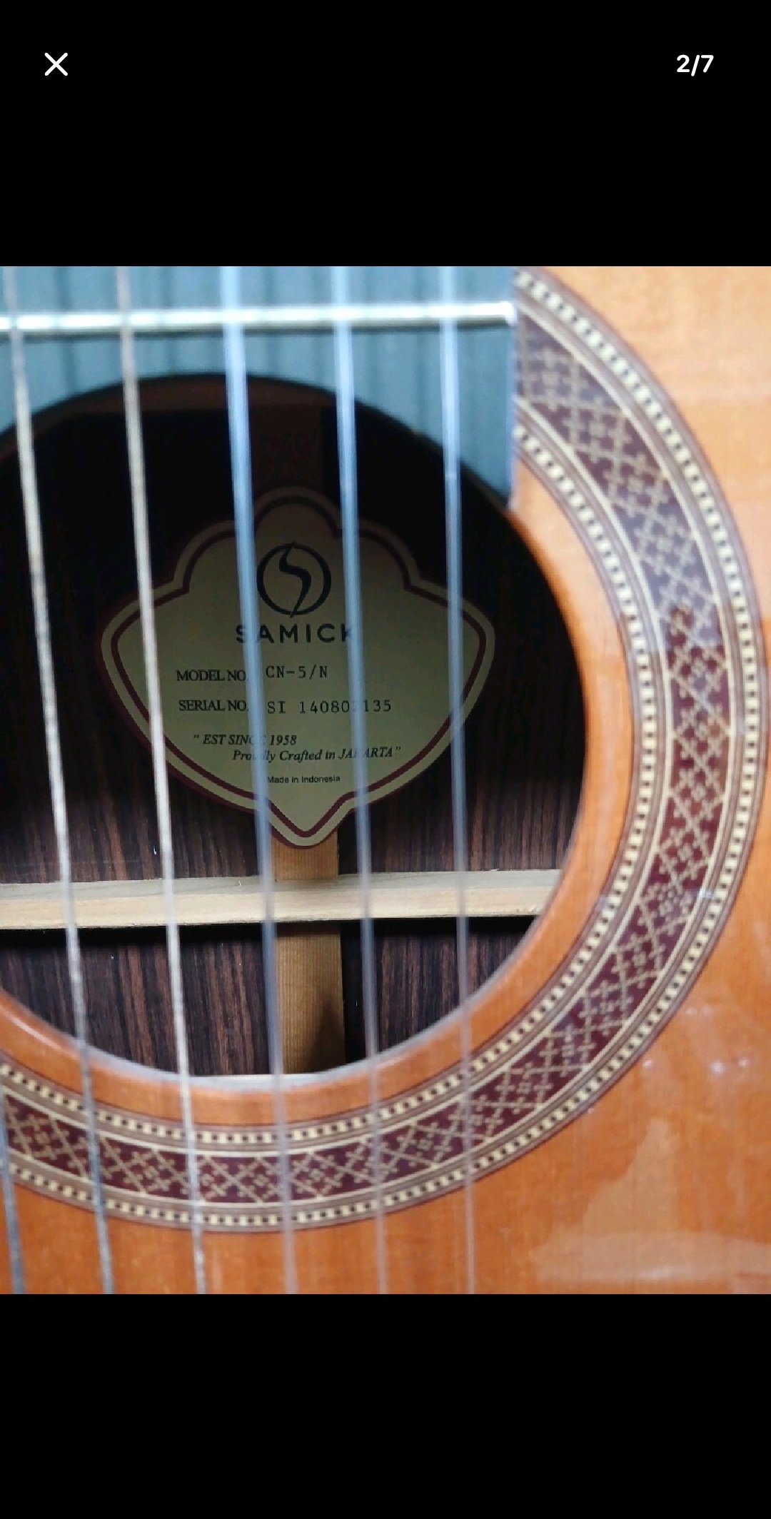 SATILIK SIFIR SAMICK CN-5/N KLASİK GİTAR 2
