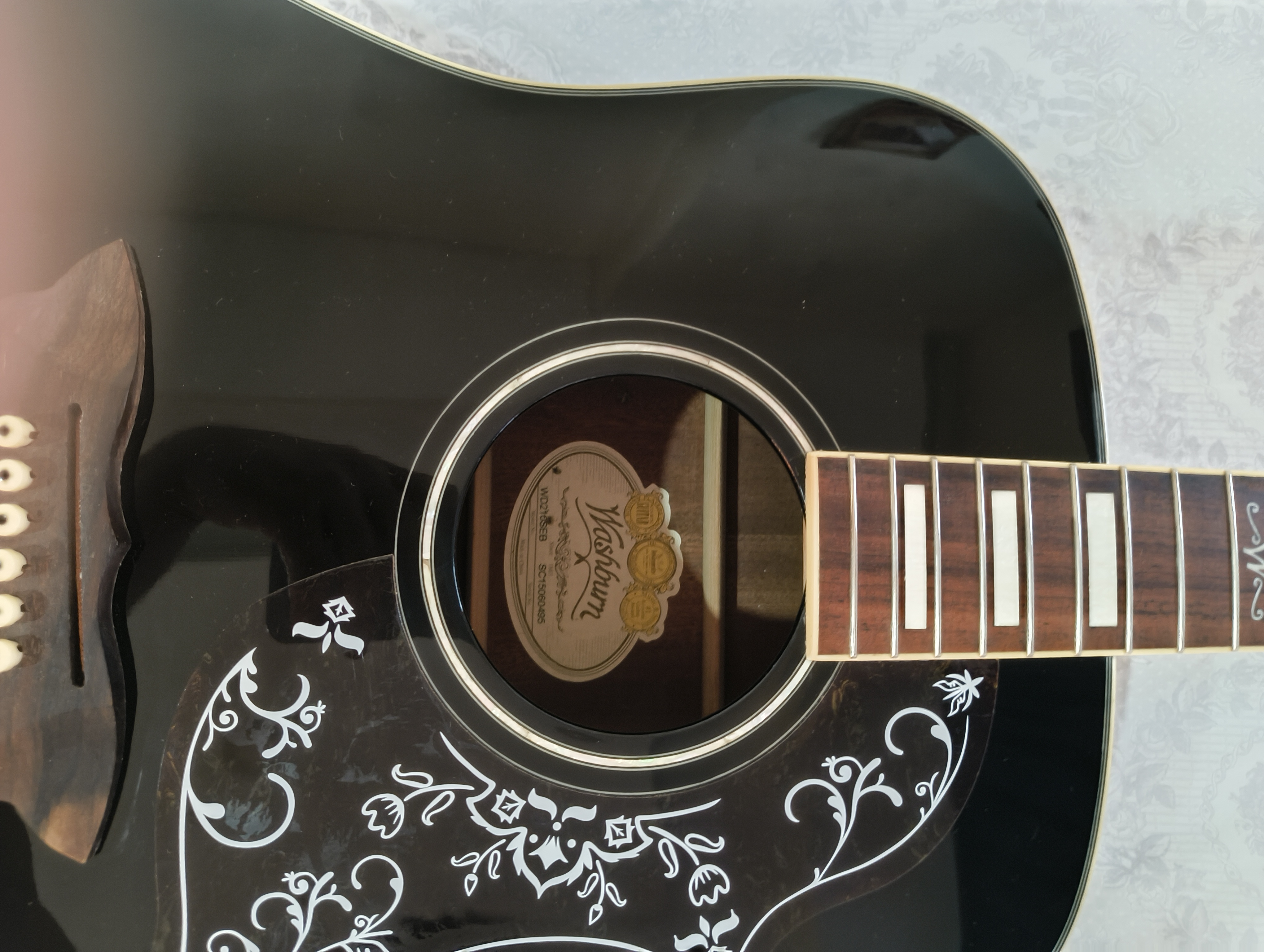 washburn wd210seb elektroakustik gitar 5