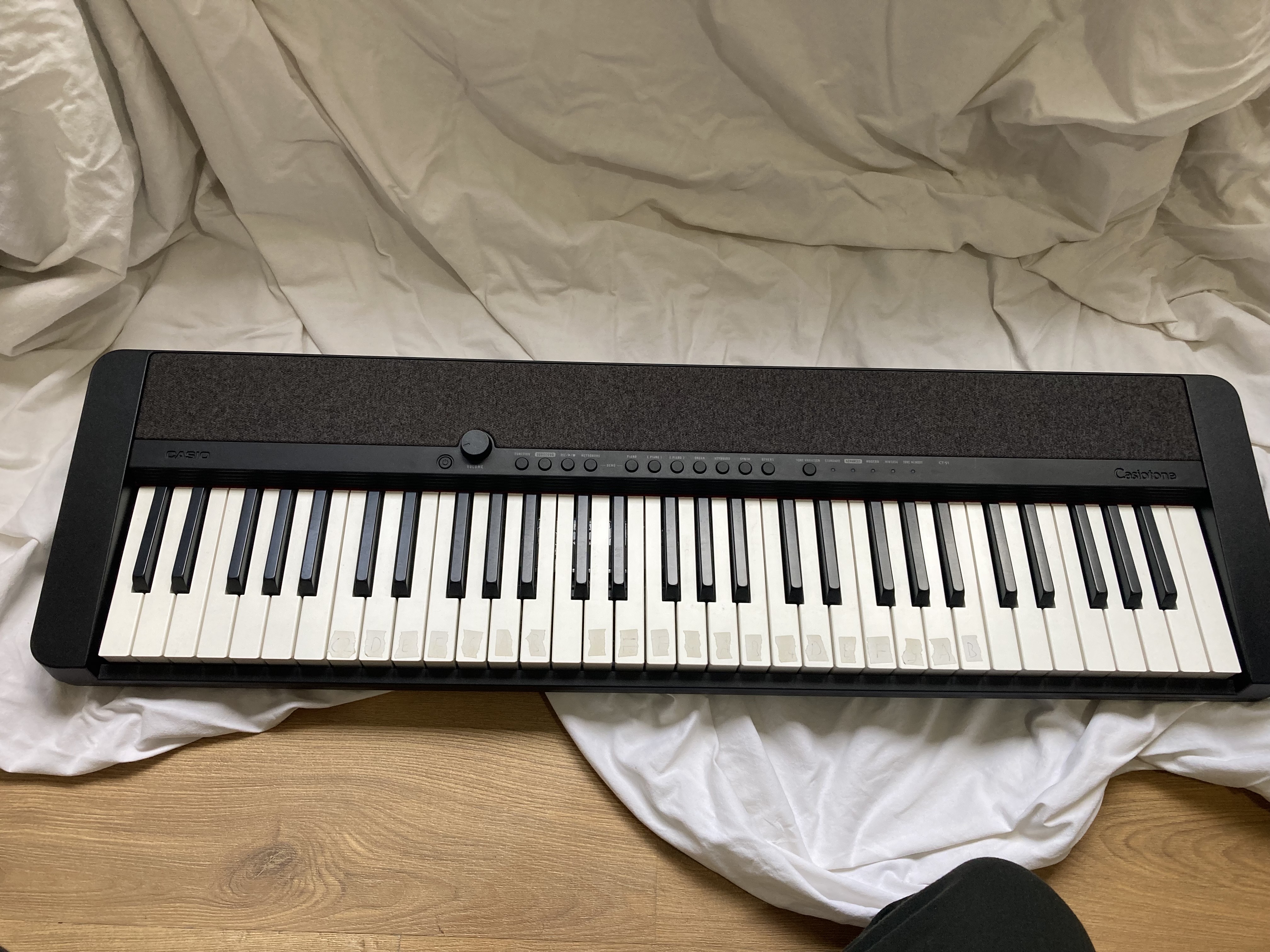 CASIOTONE CT-S1BKC 61 Tuşlu Piyano Stili Hassasiyetli Siyah Org ( 26-26048 ) 2