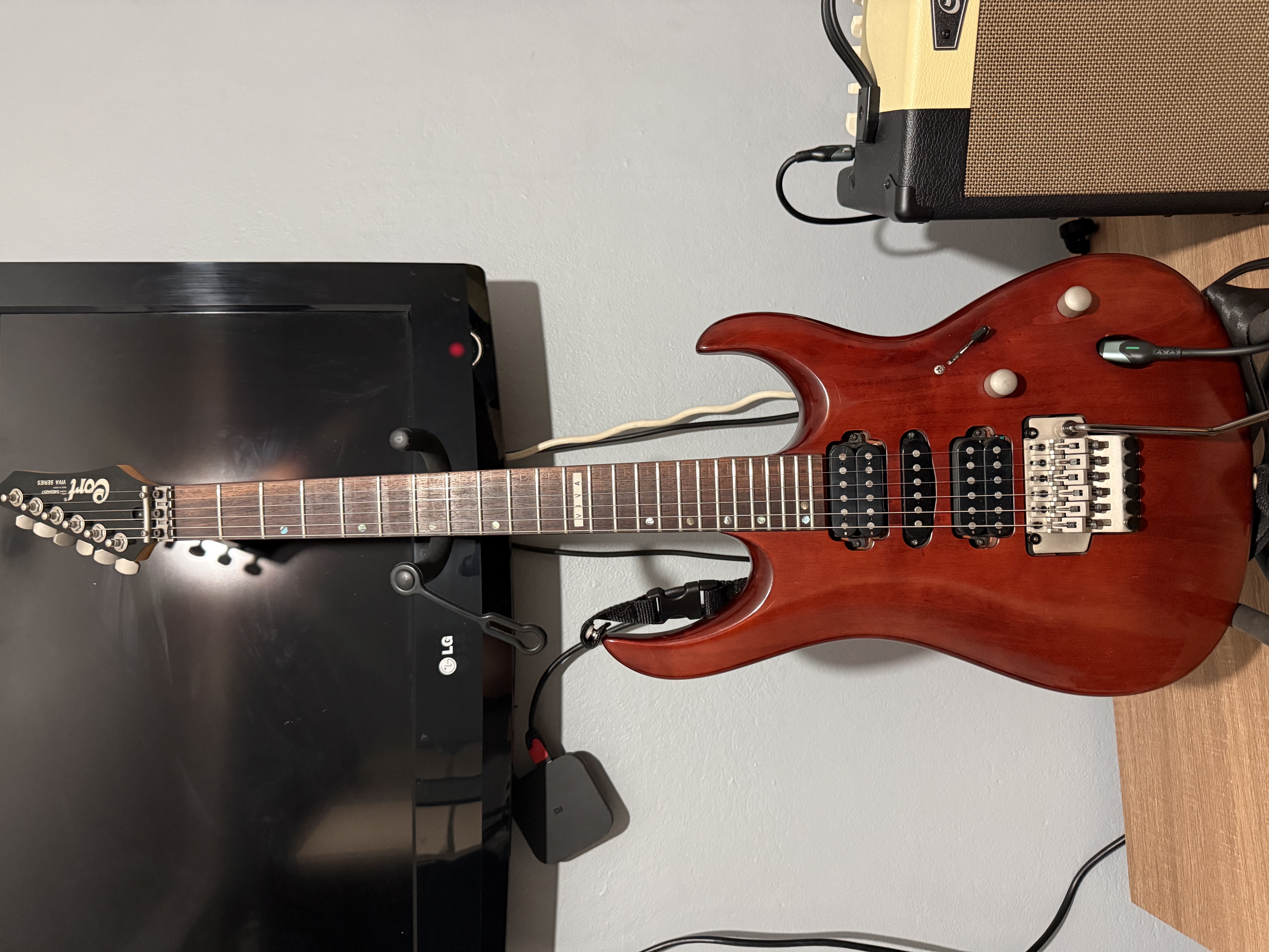 Cort Viva Gold II (2004) Elektro Gitar,Cort CM15R Amfi Set 3