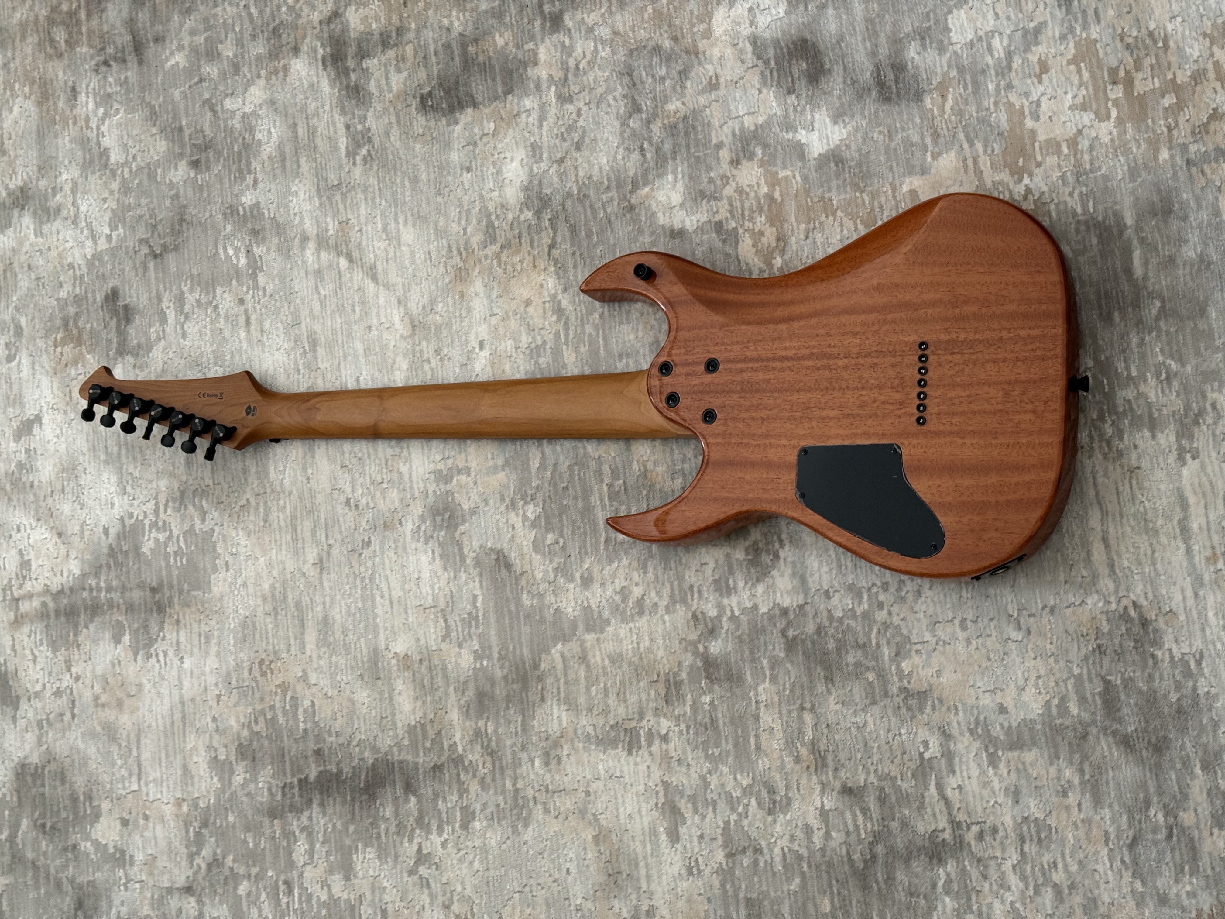 Spira S-507 QGY E 7 Telli Elektro Gitar (Trans Grey) 2